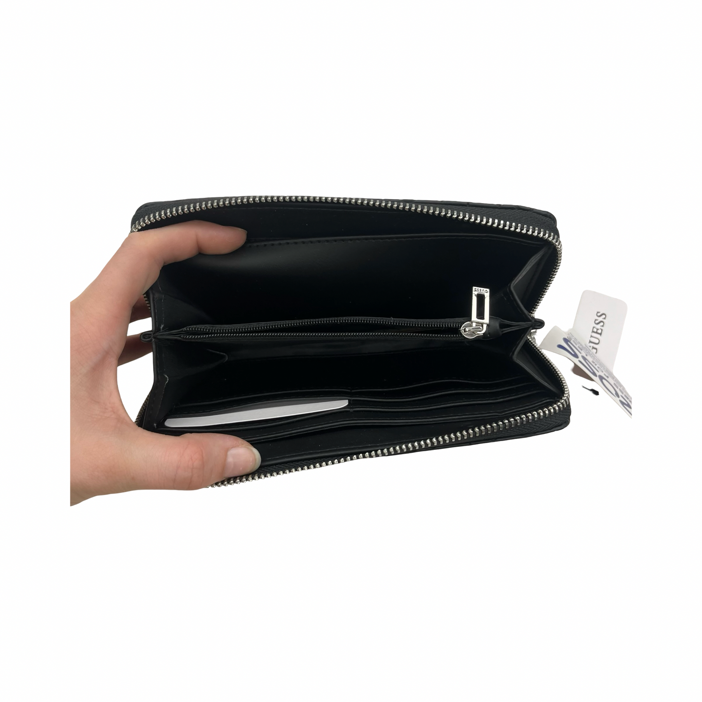 Wallet By Guess In Black, Size:Large