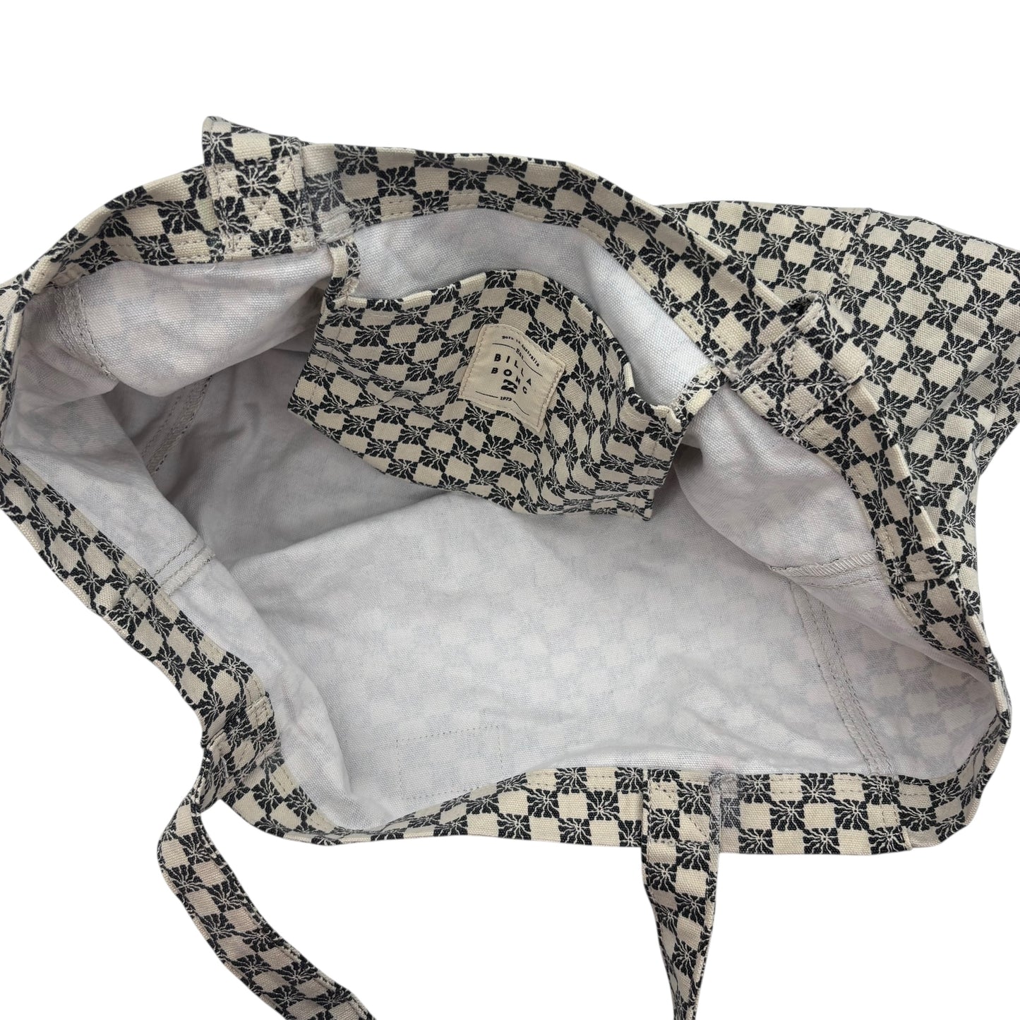 Tote By Billabong In Cream & Grey, Size:Large