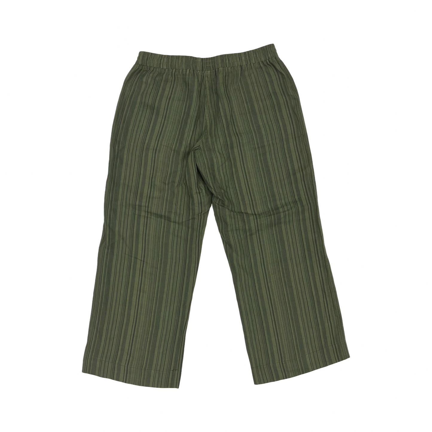 Pants Linen By Allen Allen In Green, Size: M