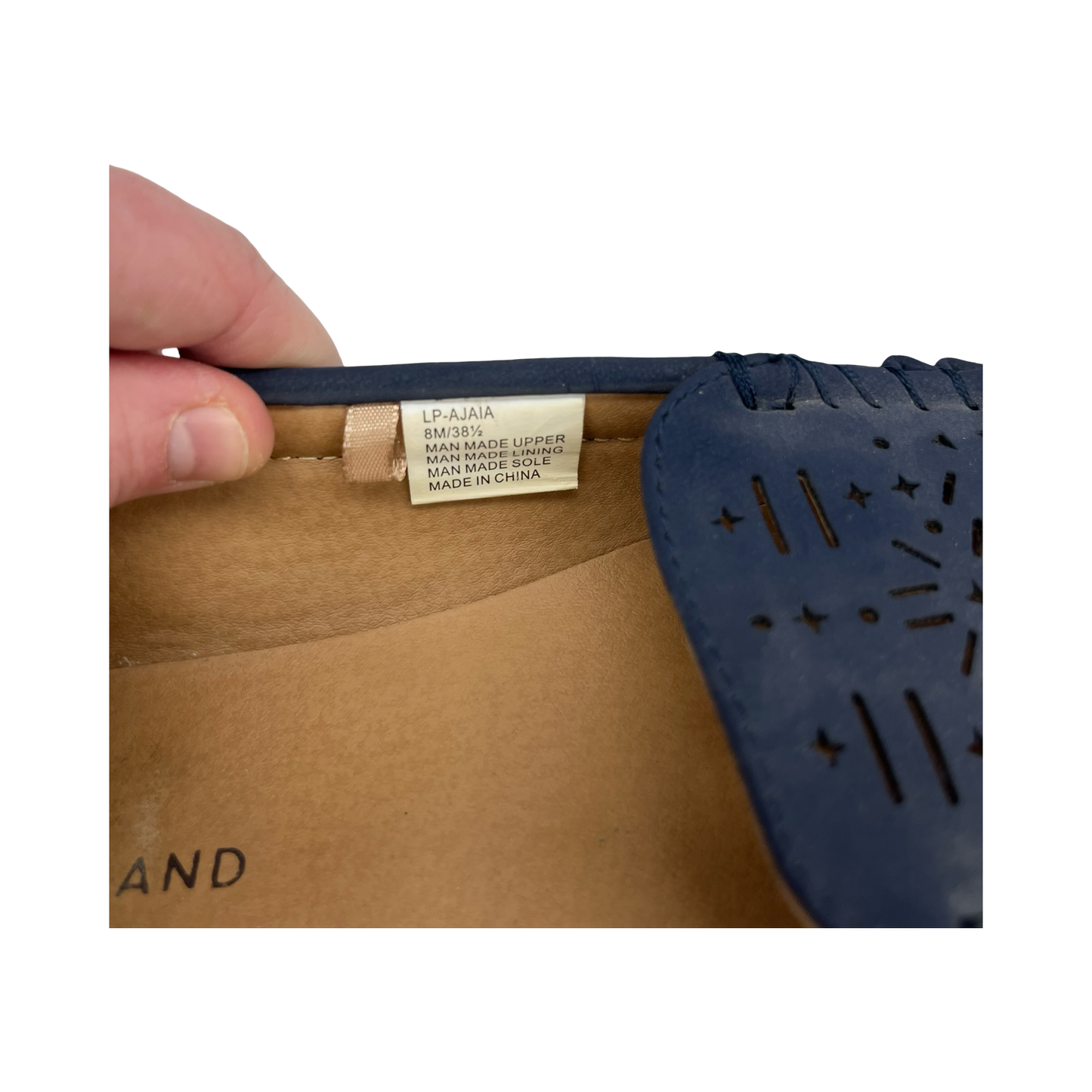 Shoes Flats By Lucky Brand In Navy, Size:8