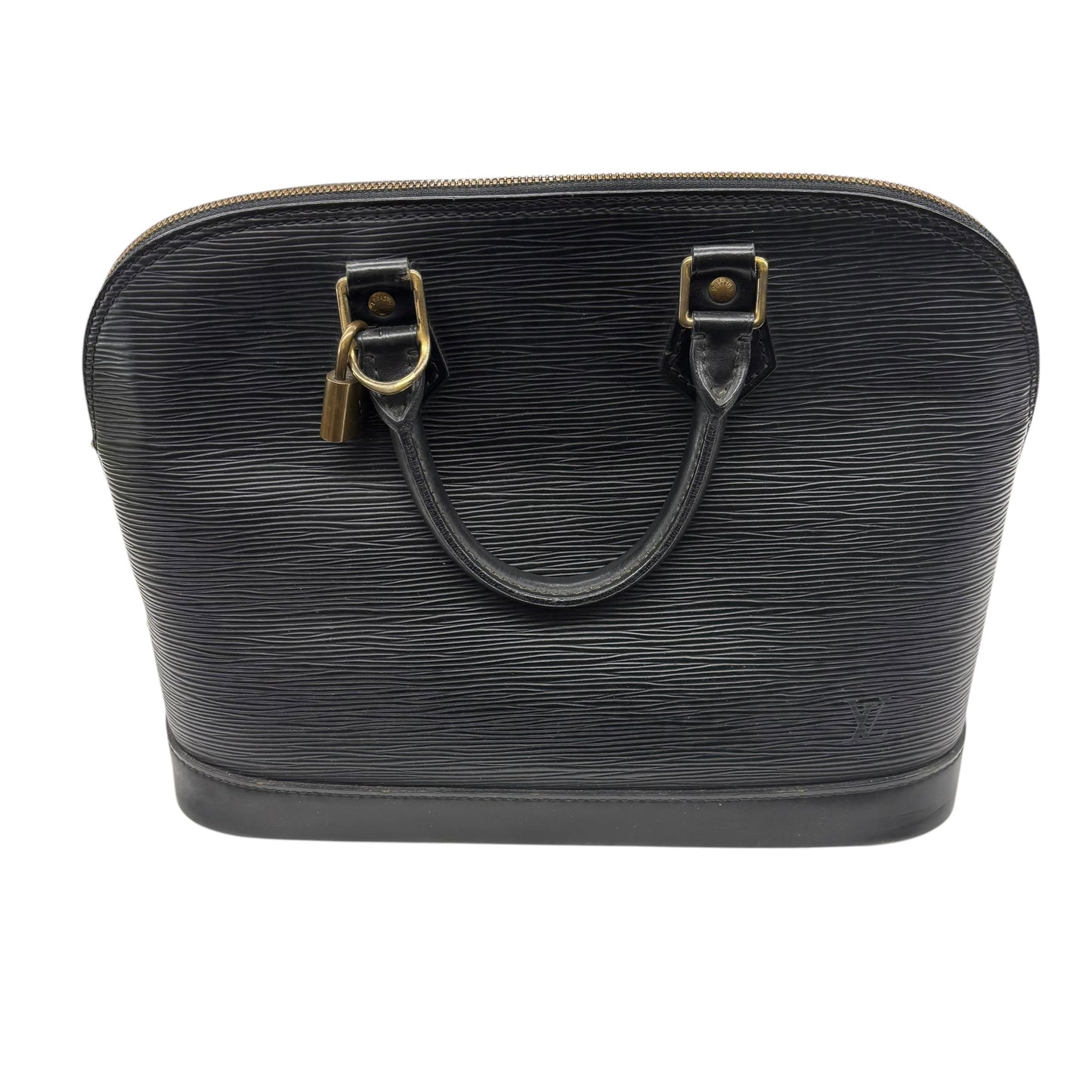 Handbag Luxury Designer By Louis Vuitton In Black, Size:Large