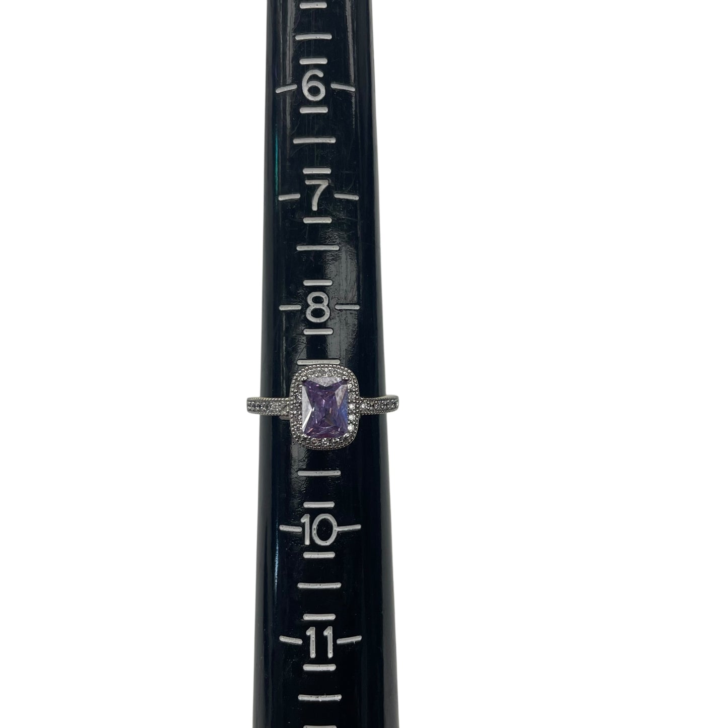 Ring Statement By Clothes Mentor In Gold & Purple, Size:8.5