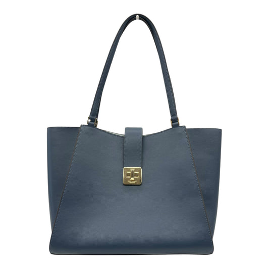 Tote Designer By Kate Spade In Blue, Size:Large