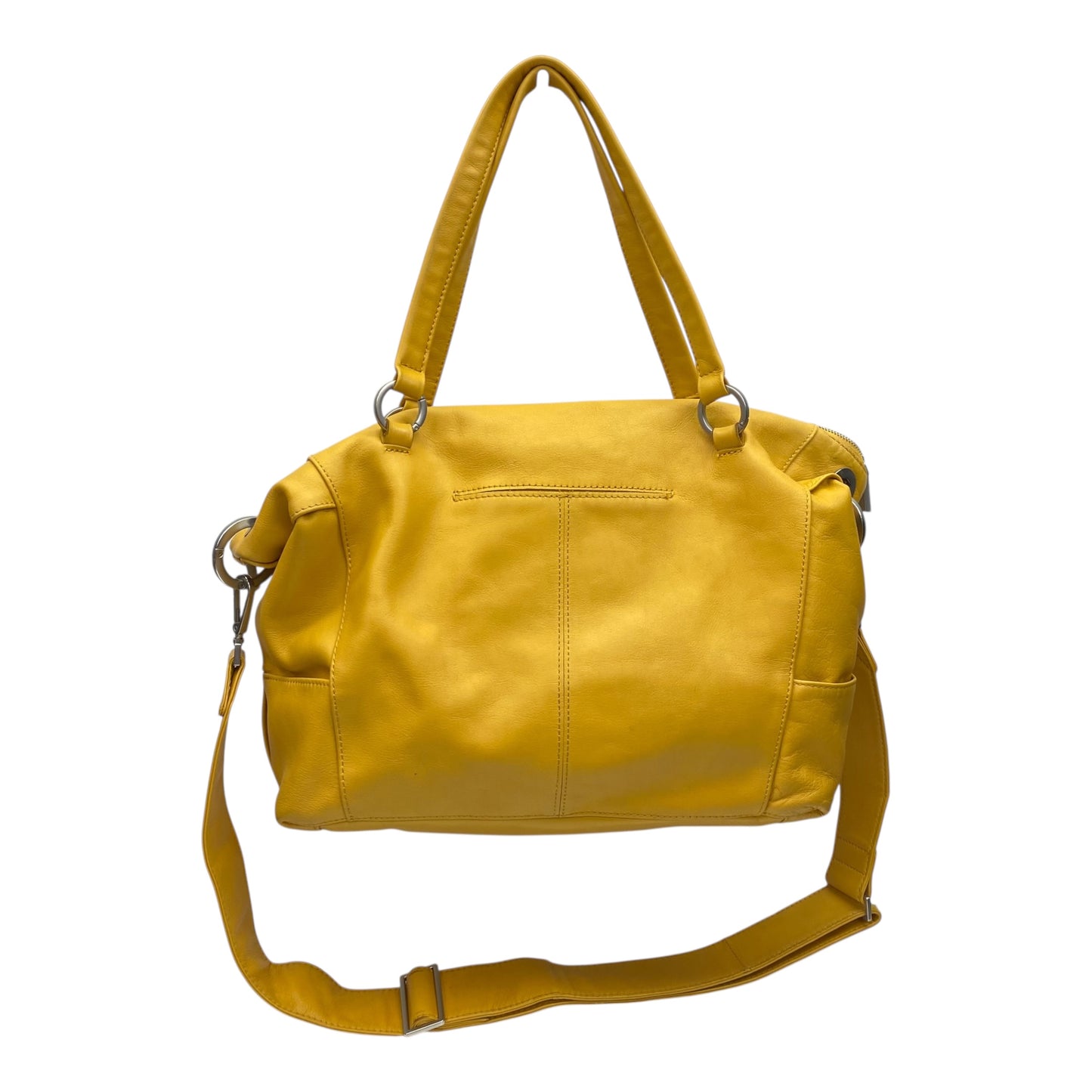 Handbag Leather By Hammitt In Yellow, Size:Large