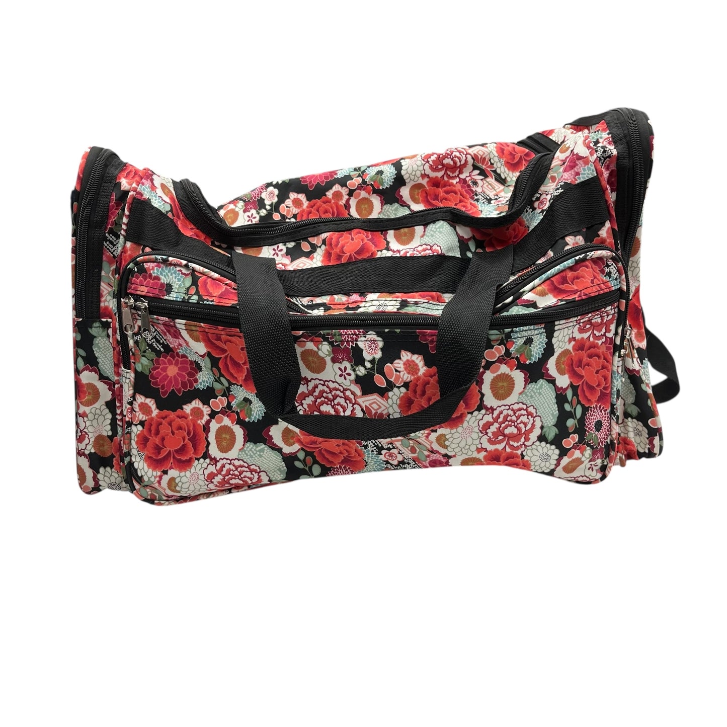 Duffle And Weekender By Clothes Mentor In Floral Print, Size:Large