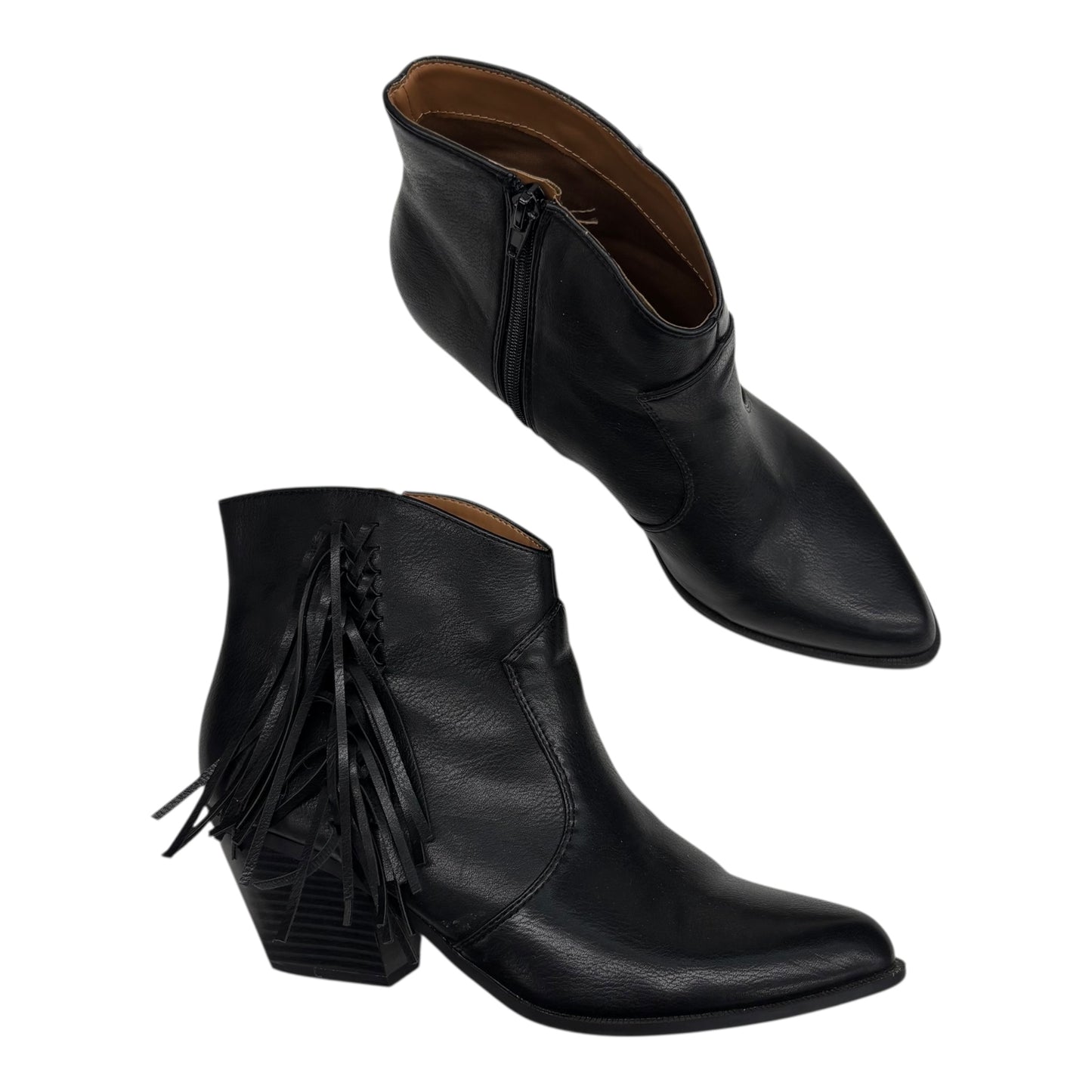 Boots Ankle Heels By Indigo Rd In Black, Size:8.5