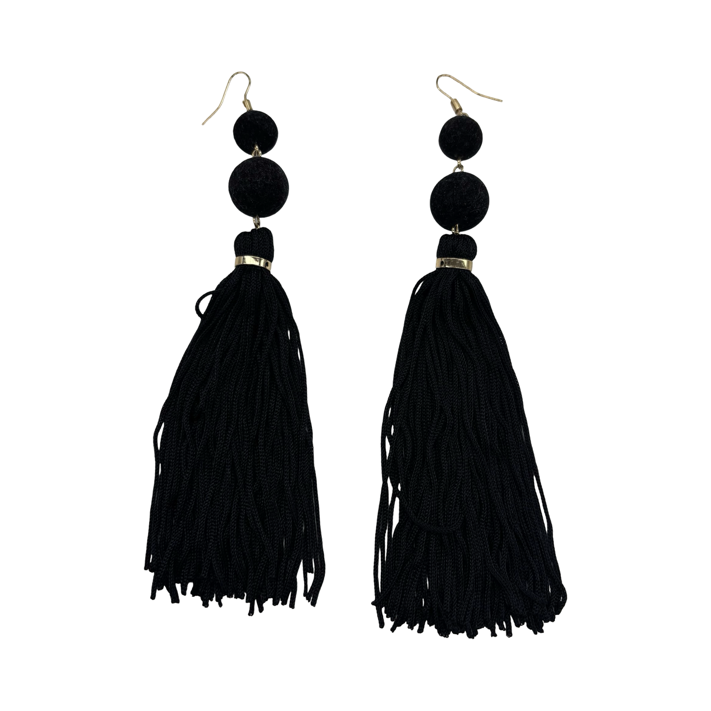 Earrings Dangle/Drop By Clothes Mentor In Black
