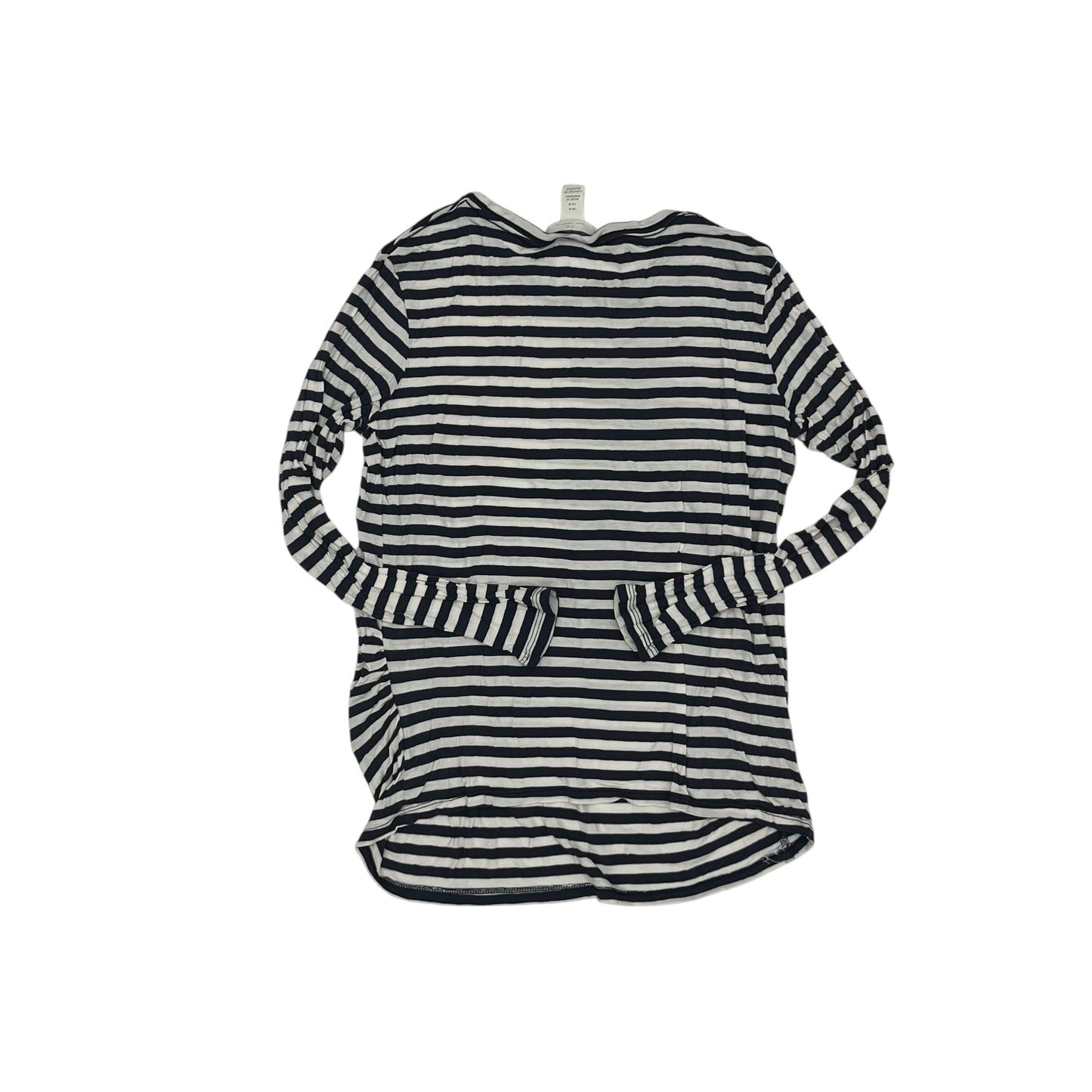 Mat Top Ls By H&M In Blue & Cream, Size:M