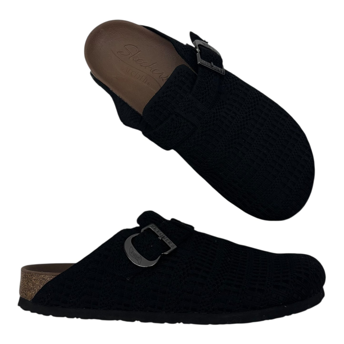 Shoes Flats By Skechers In Black, Size:8