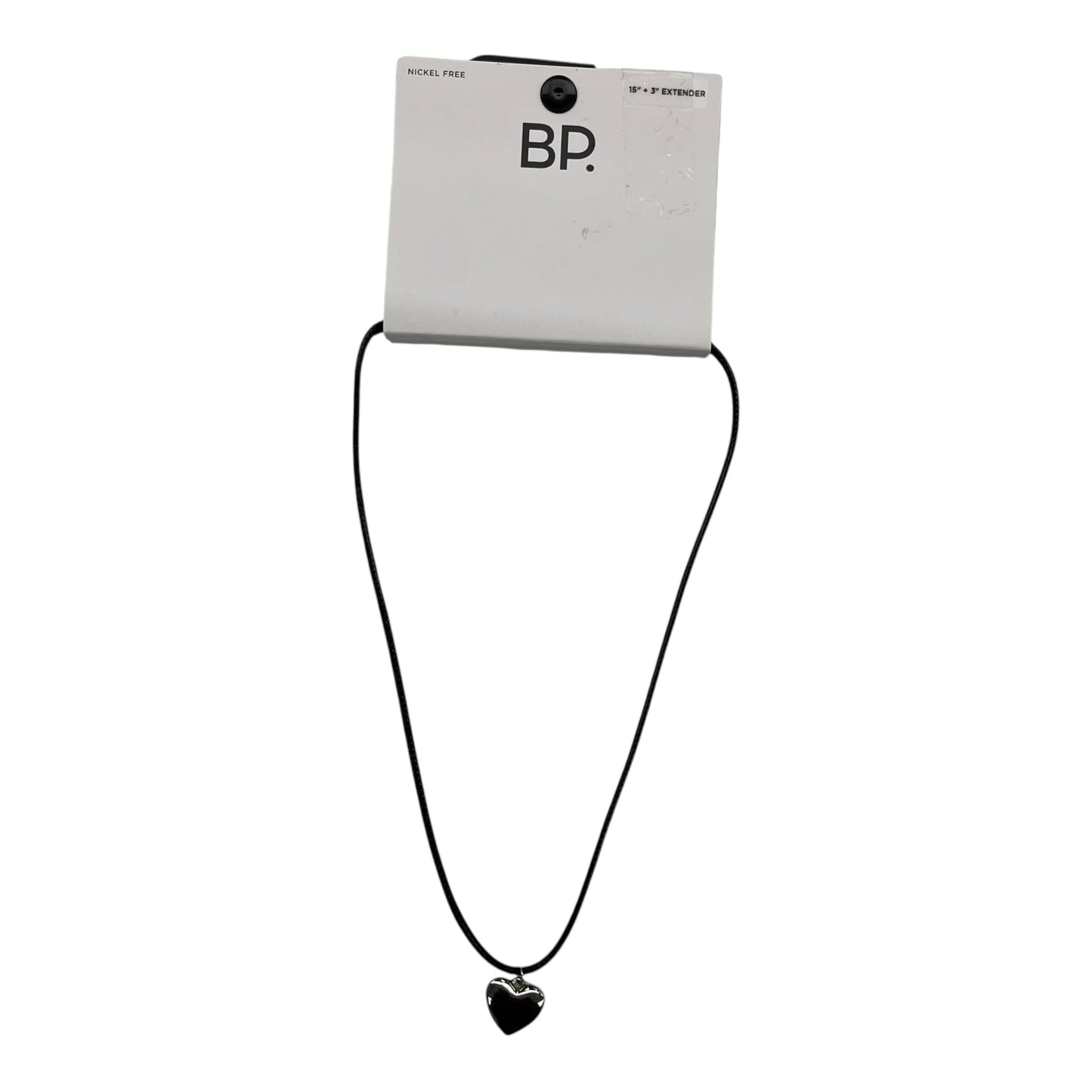 Necklace Pendant By Bp In Black & Silver
