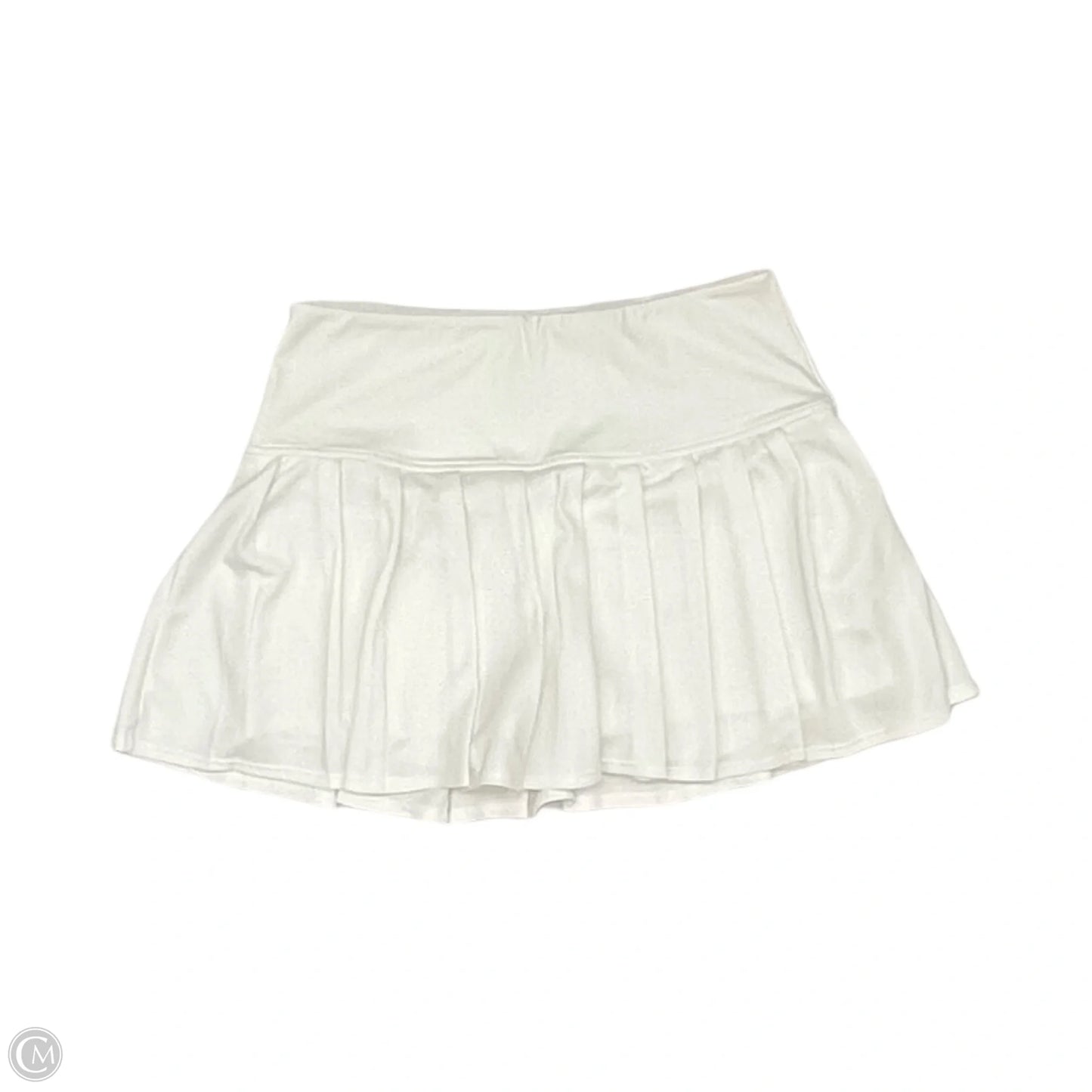 Athletic Skort By Love & Sports In White, Size: L