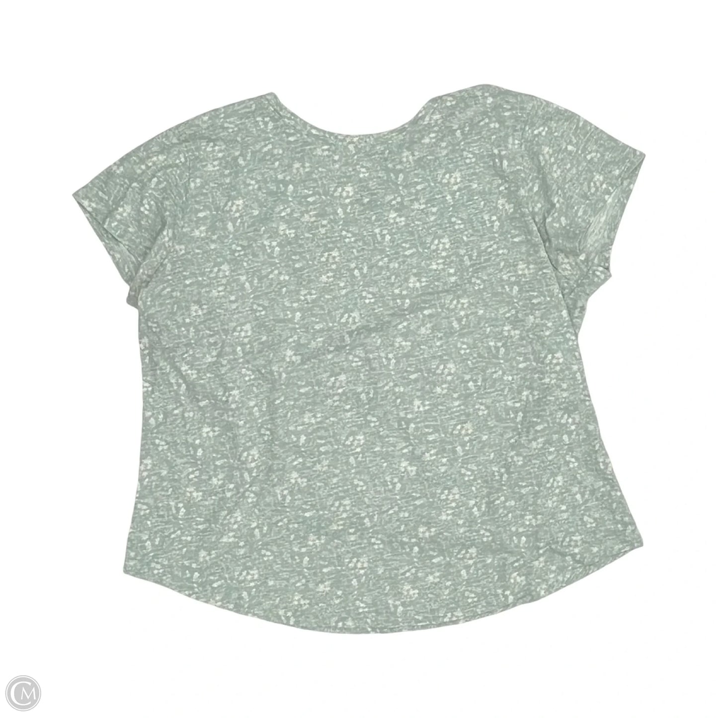 Top Short Sleeve By Sonoma In Green, Size: Xxl