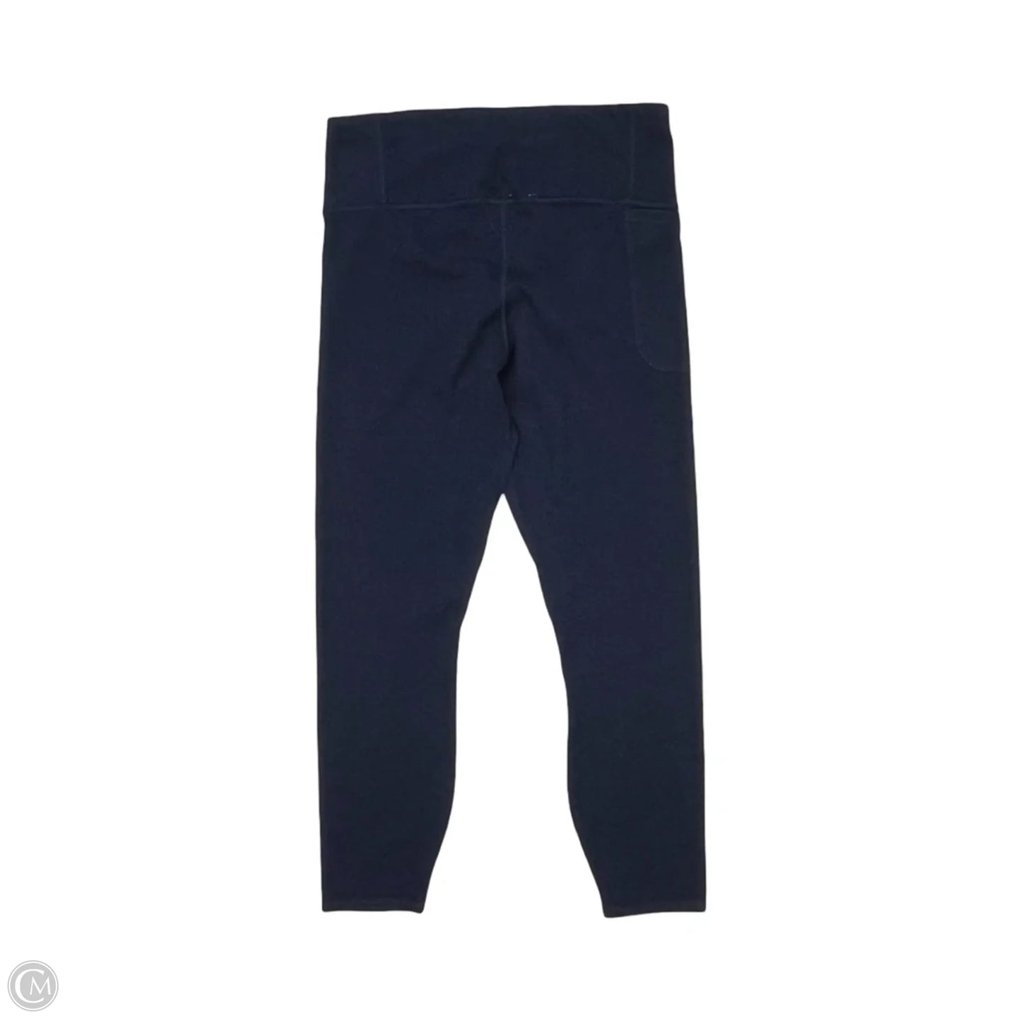 Athletic Leggings By Under Armour In Navy, Size: L