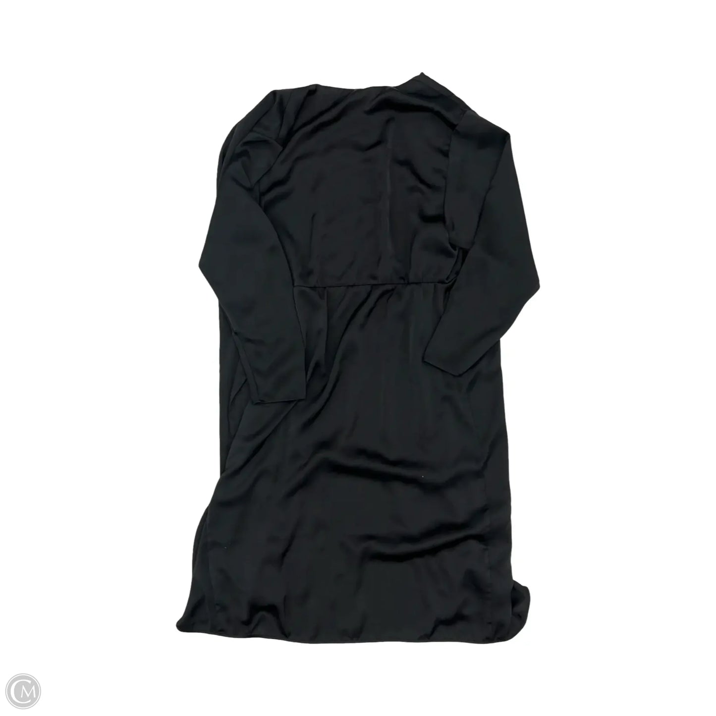 Dress Party Midi By H&m In Black, Size: M