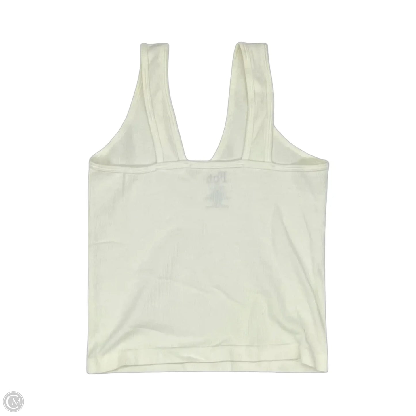 Tank Top By Clothes Mentor In Cream, Size: L