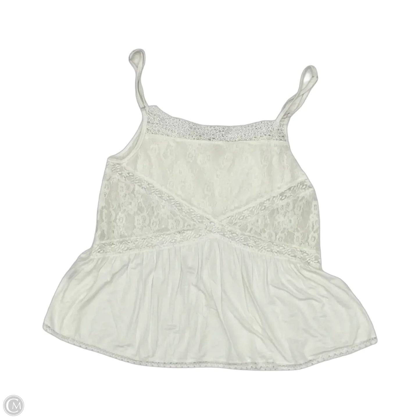 Blouse Sleeveless By Pol In Cream, Size: S