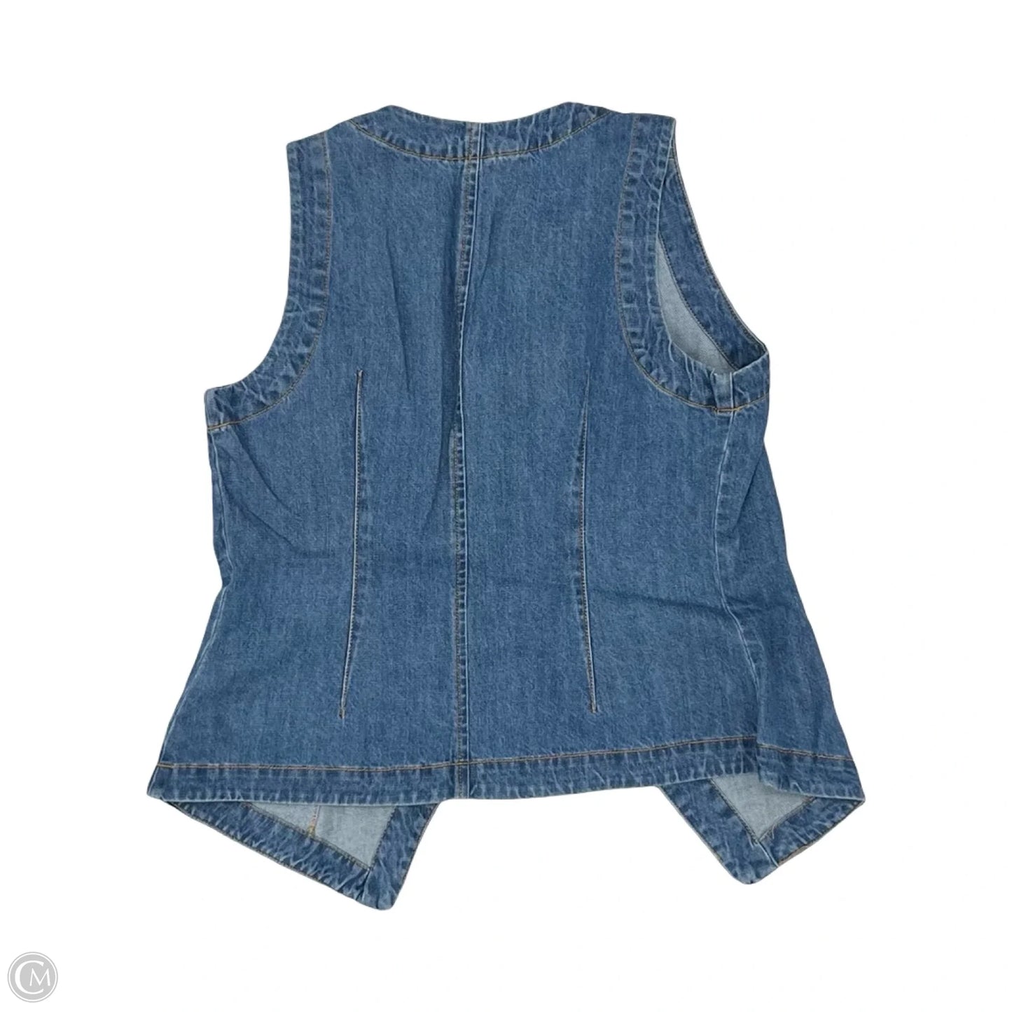 Vest Other By Time And Tru In Blue Denim, Size: S