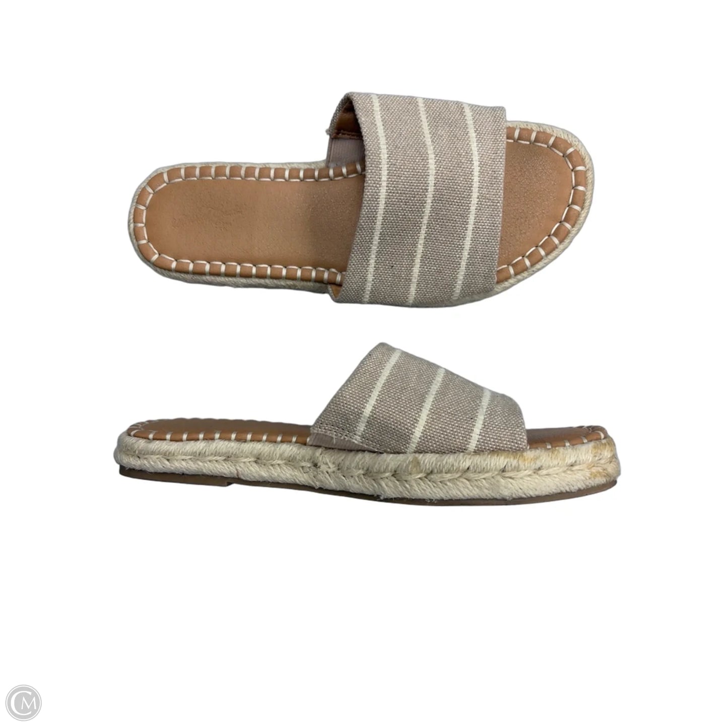 Sandals Flats By Universal Thread In Tan, Size: 6.5