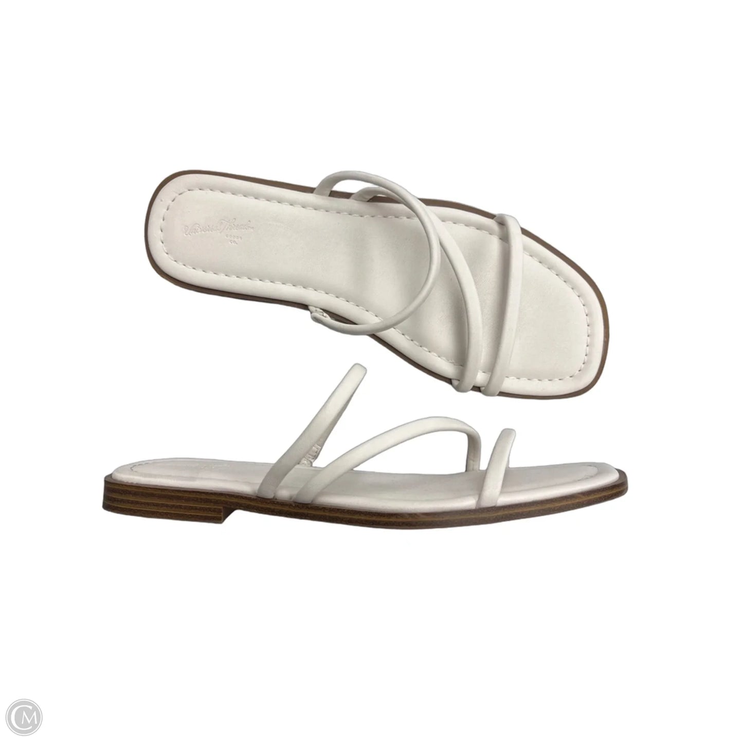 Sandals Flats By Universal Thread In Cream, Size: 9.5