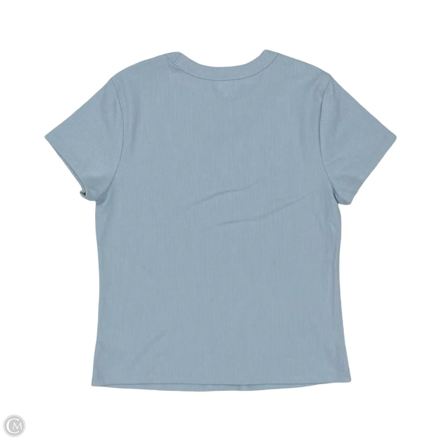 Top Short Sleeve By Old Navy In Blue, Size: L