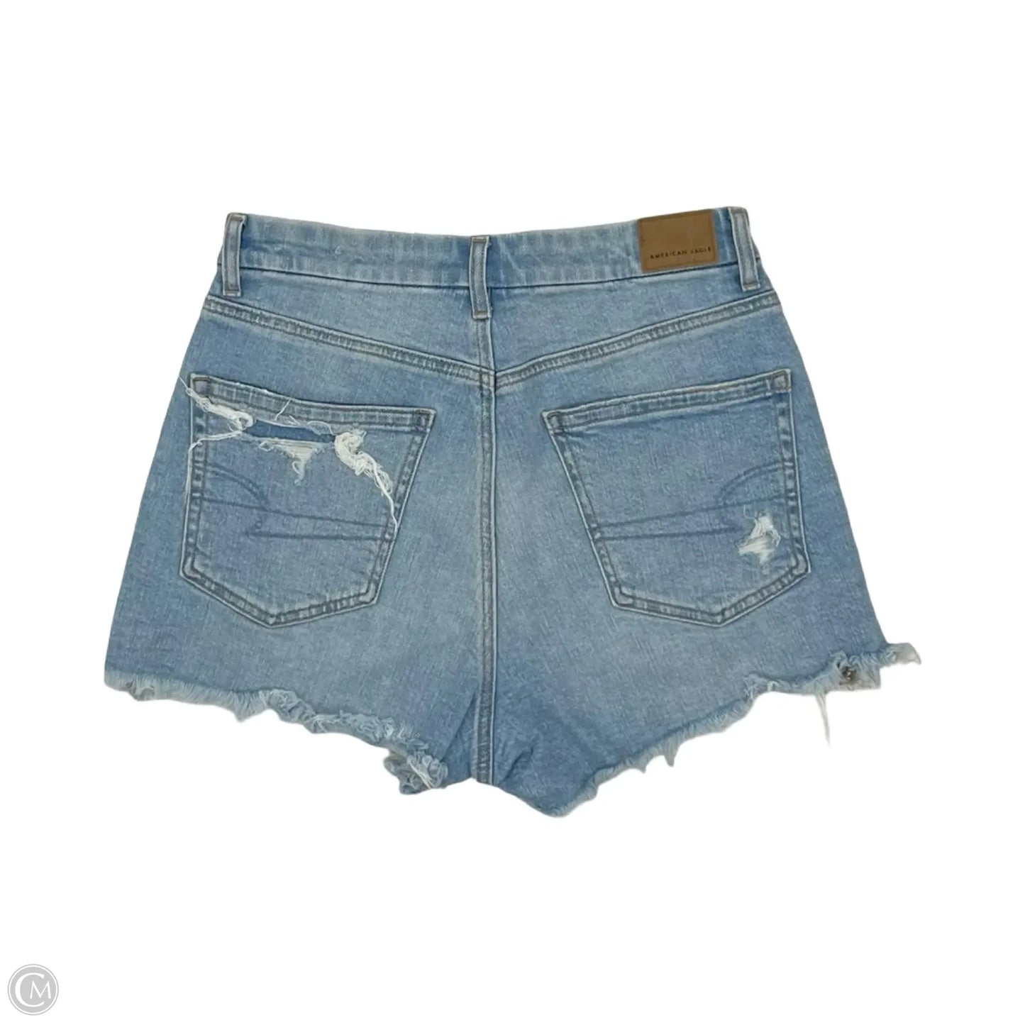 Shorts By American Eagle In Blue Denim, Size: 4
