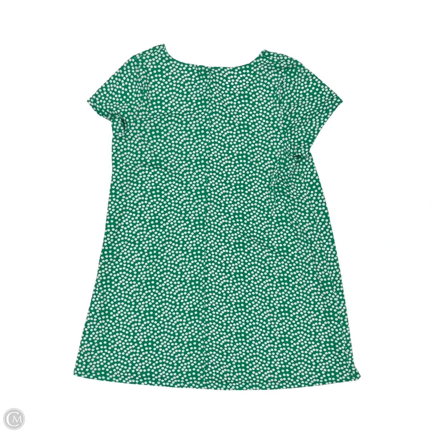 Dress Casual Short By Msk In Green & White, Size: 3x