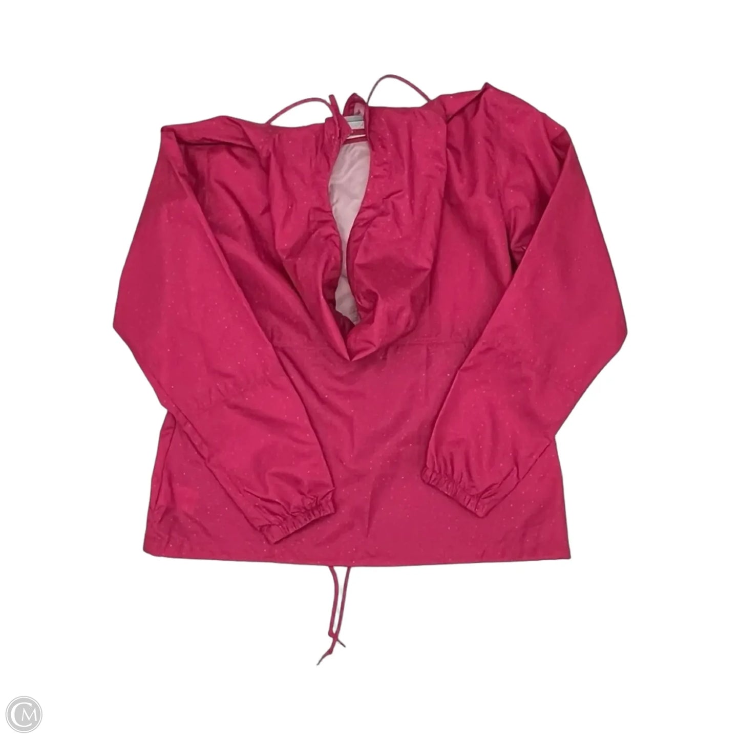 Jacket Windbreaker By Columbia In Polkadot Pattern, Size: L