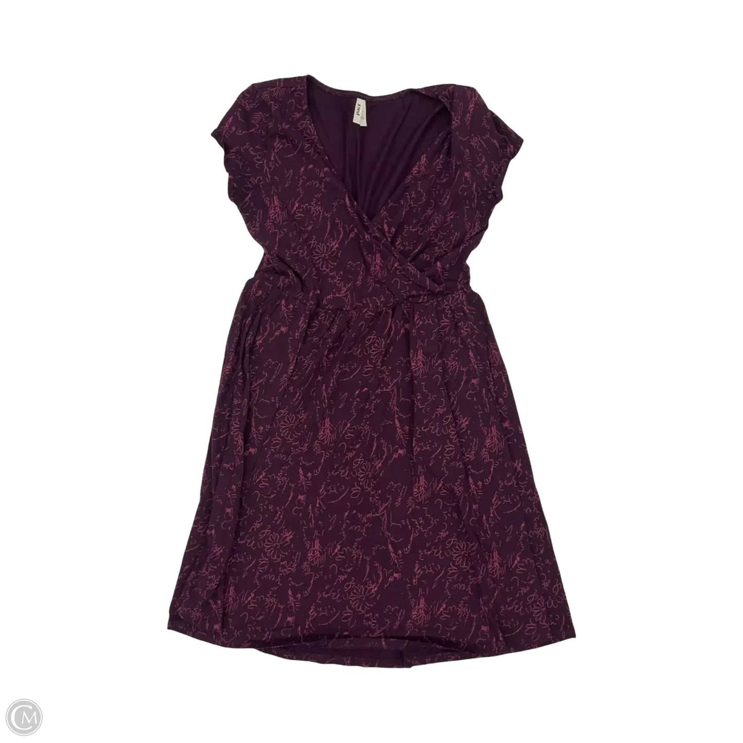 Dress Casual Short By Pact In Purple, Size: L