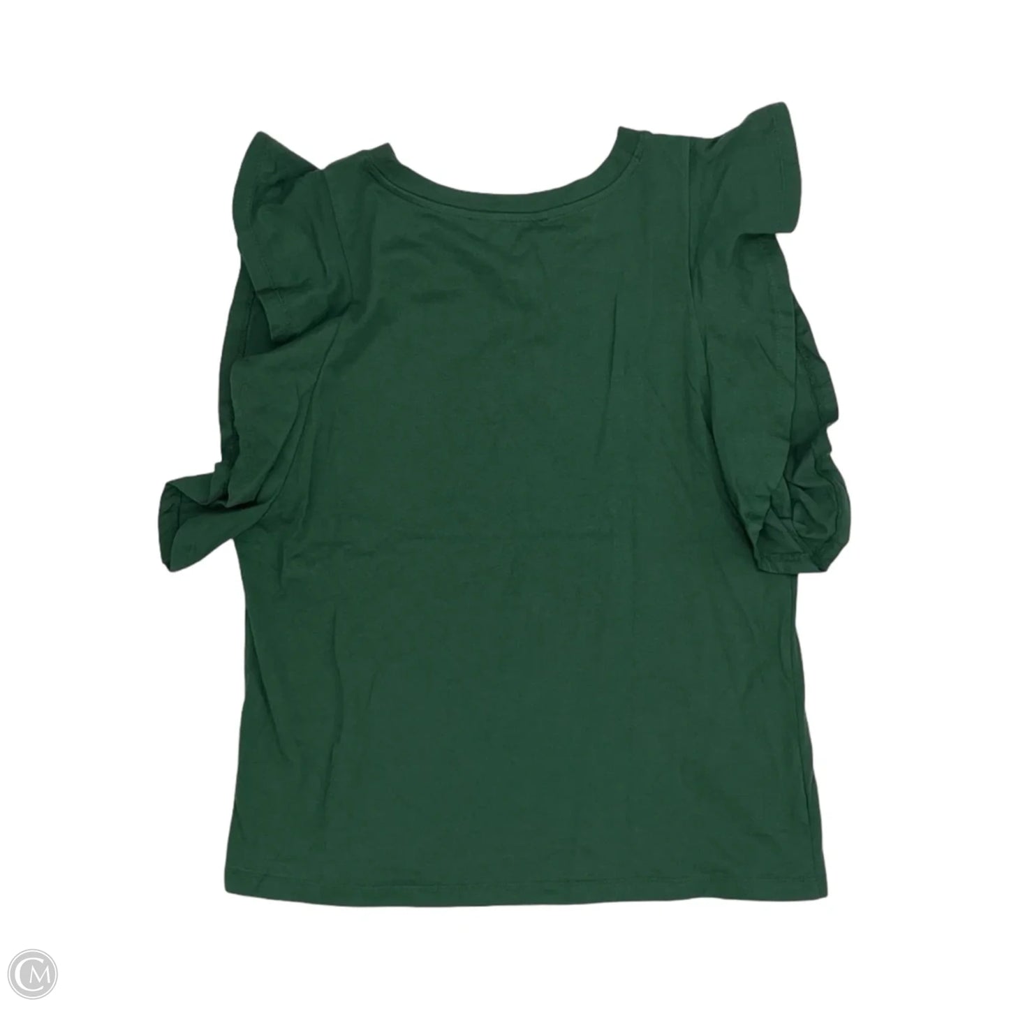 Top Short Sleeve By Loft In Green, Size: M