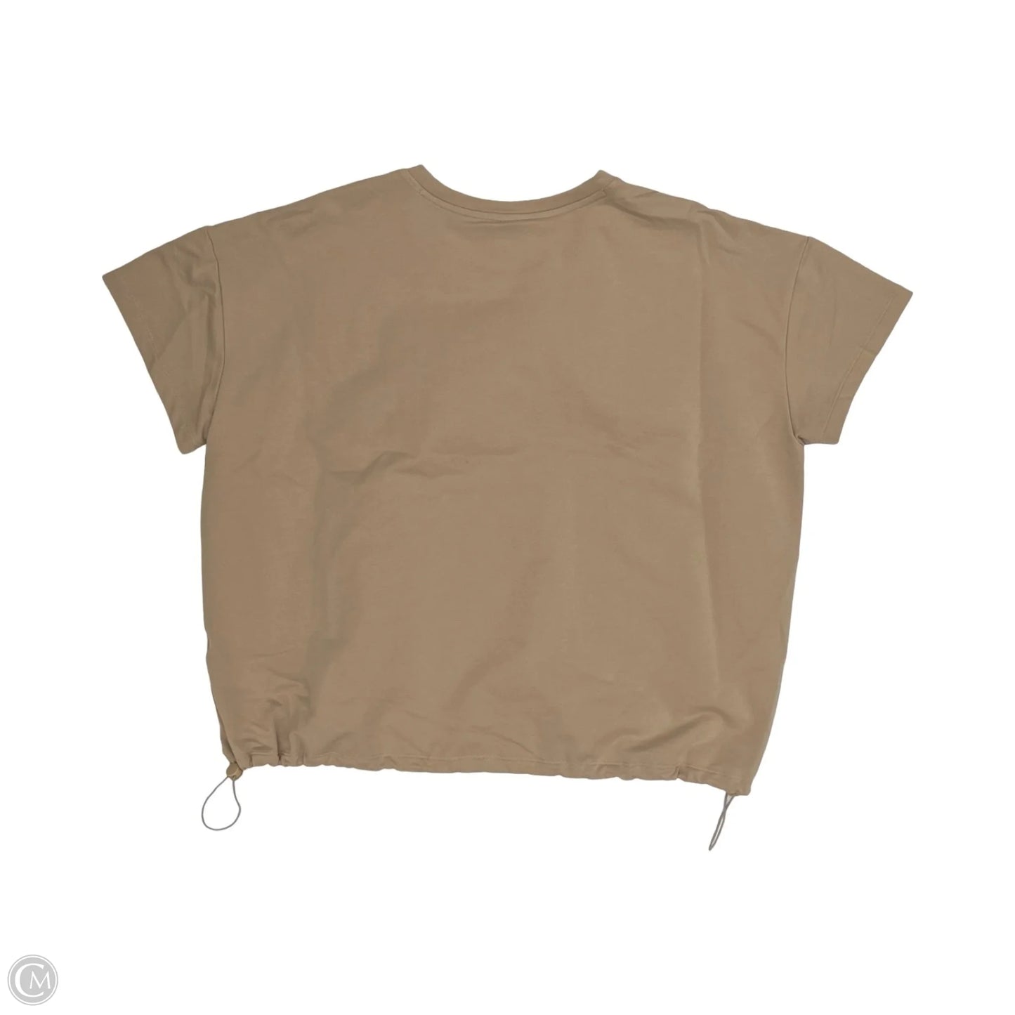 Top Short Sleeve By Ideology In Brown, Size: Xl