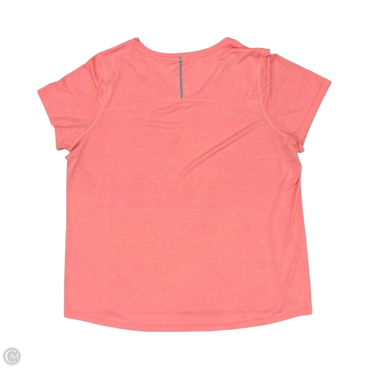 Athletic Top Short Sleeve By Tek Gear In Orange, Size: 2x
