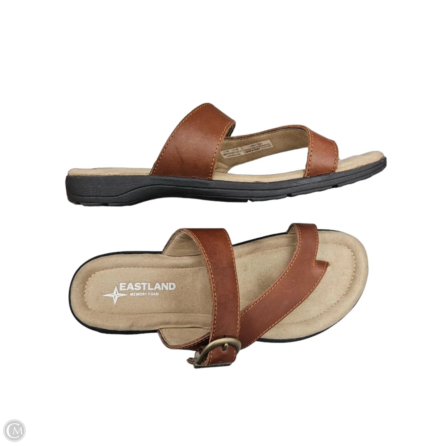 Sandals Flats By Eastland In Brown, Size: 9
