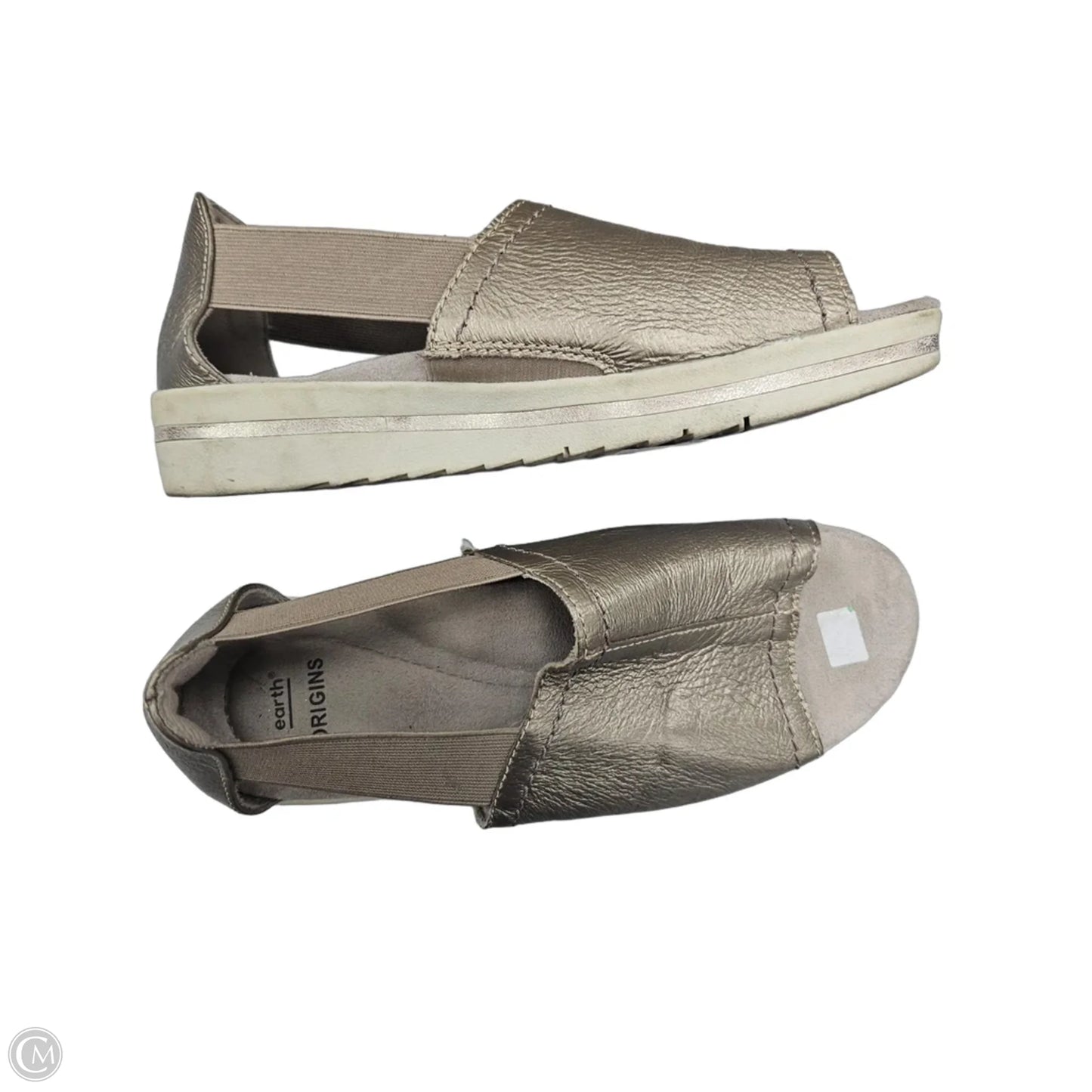 Sandals Flats By Earth In Bronze, Size: 7