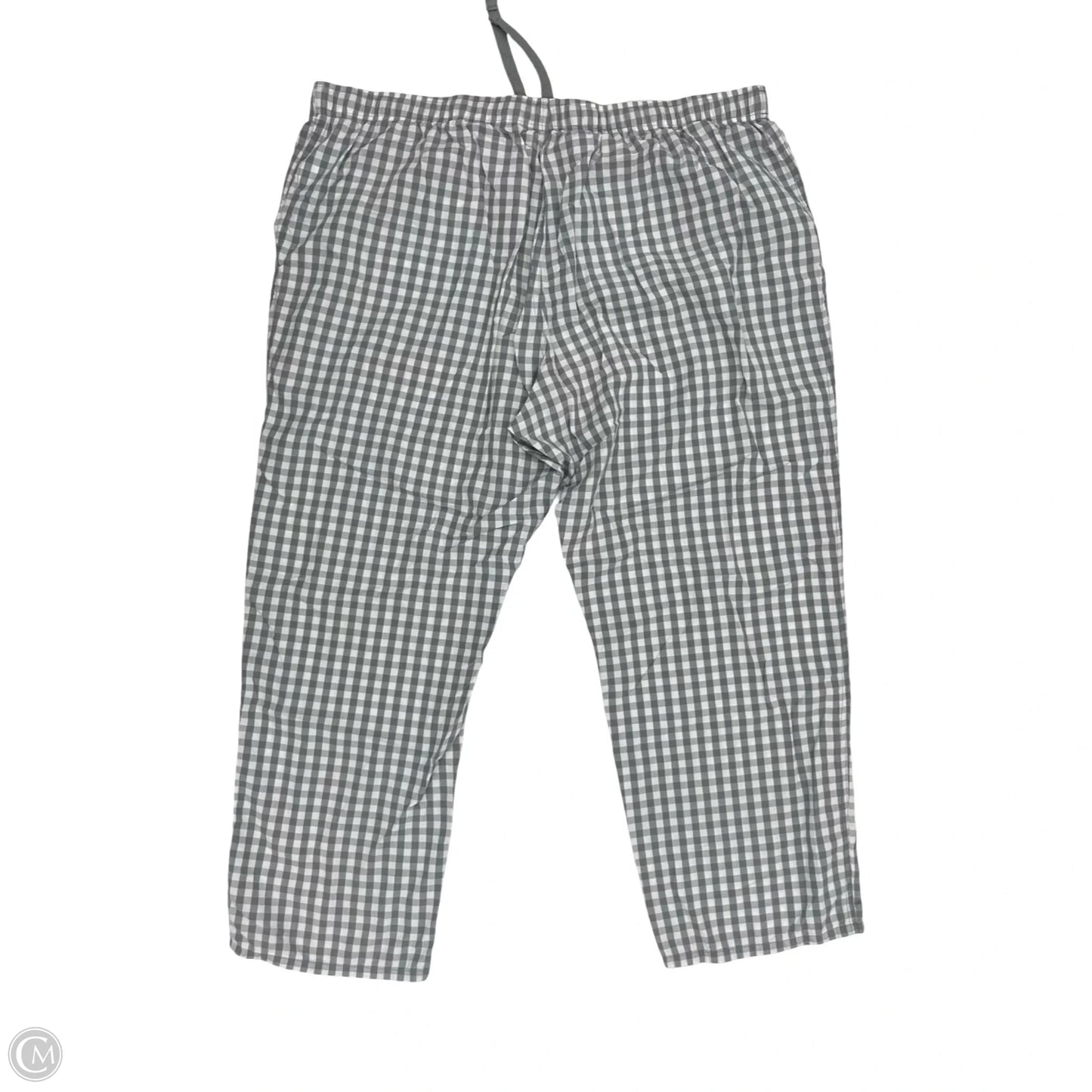 Pajama Pants By Old Navy In Grey & White, Size: 3x
