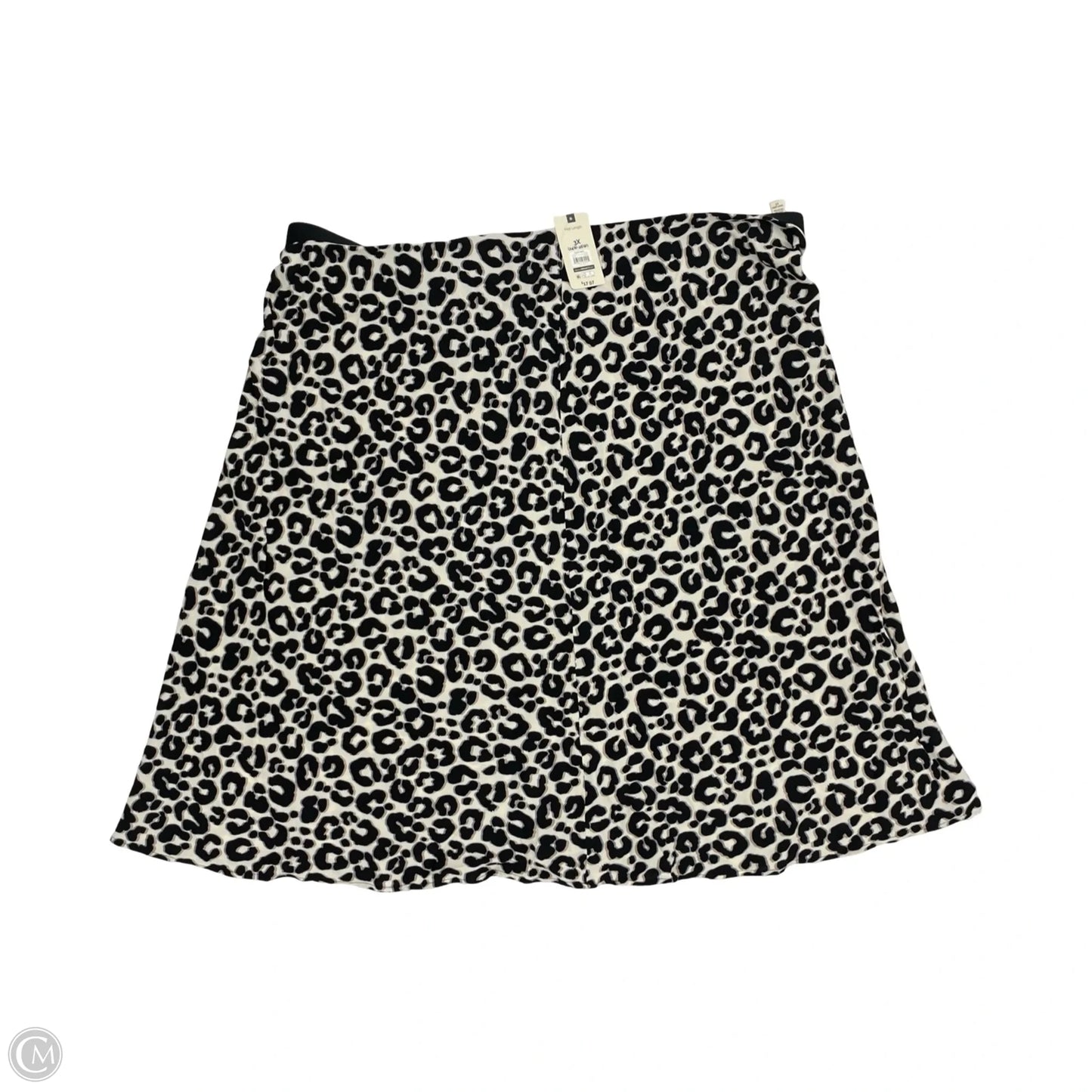 Skirt Midi By Terra & Sky In Leopard Print, Size: 3x