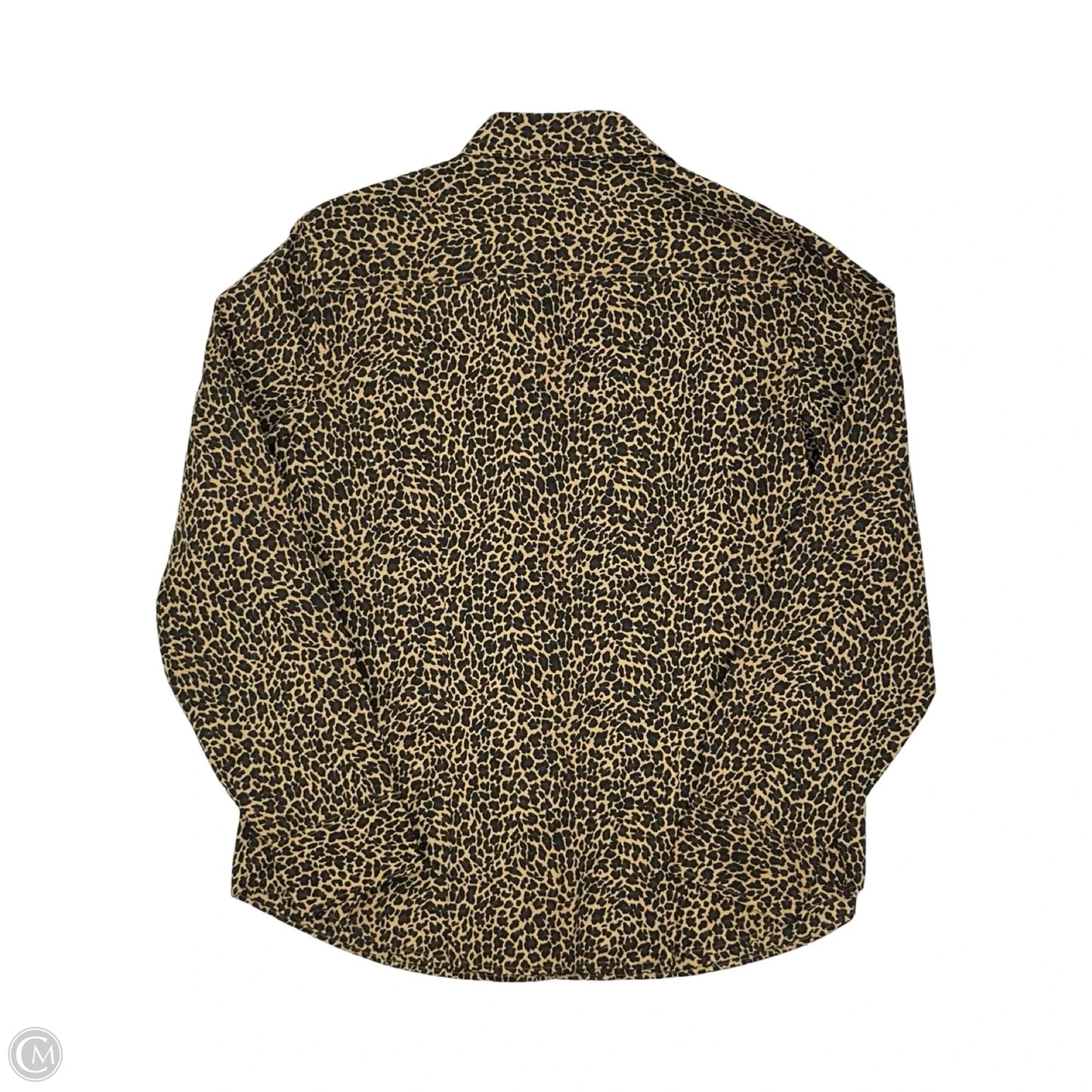 Blouse 3/4 Sleeve By J. Crew In Leopard Print, Size: L