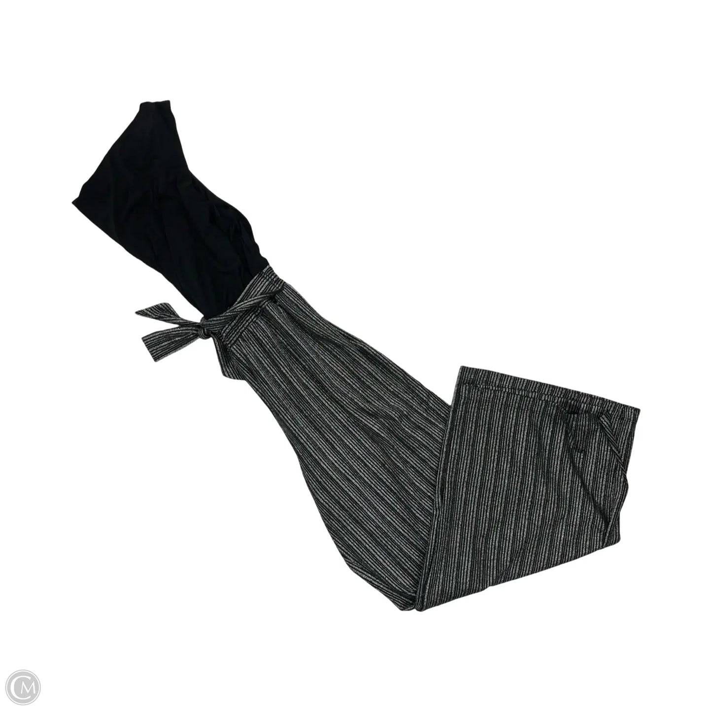 Jumpsuit By Emma And Michele In Black & Silver, Size: Xl