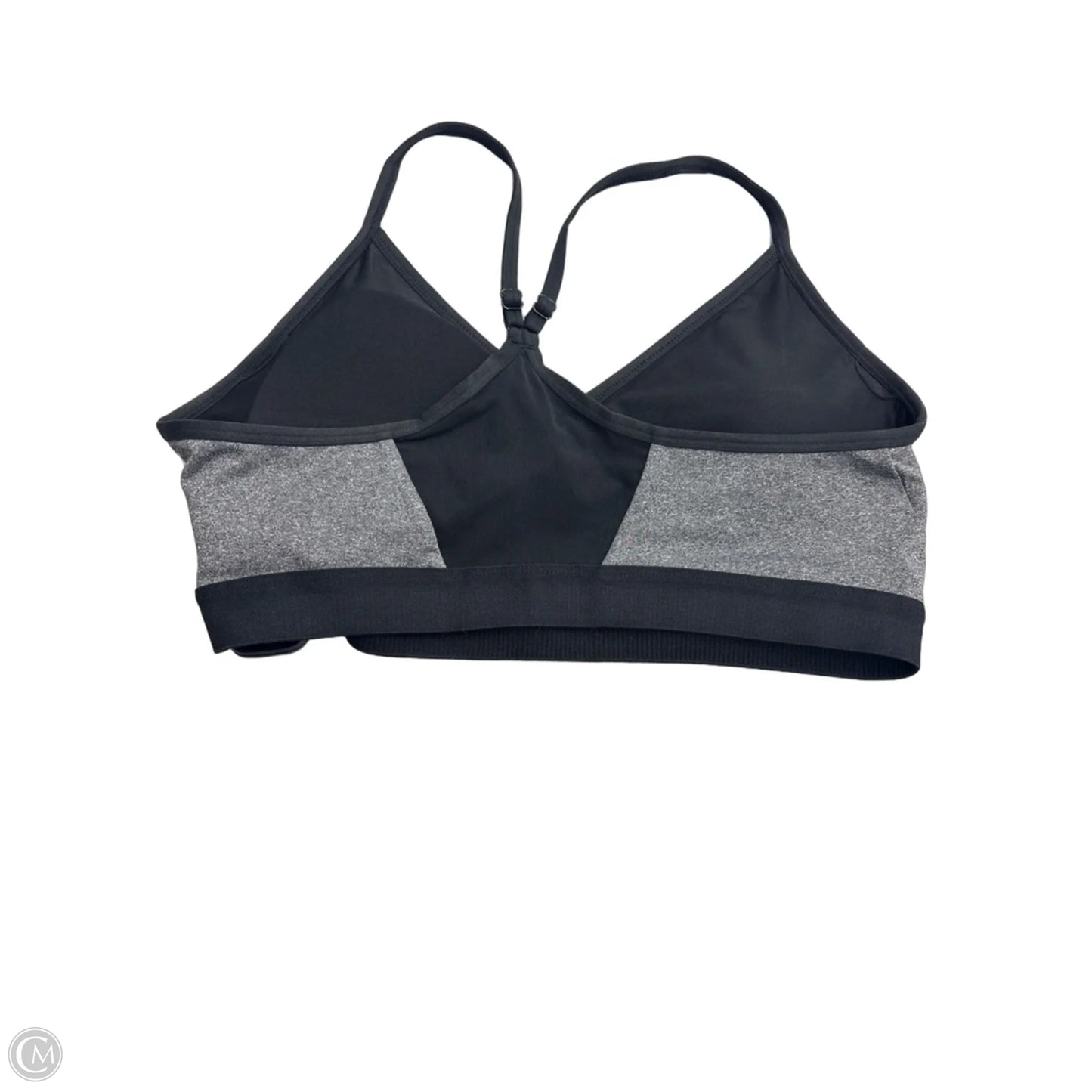 Athletic Bra By Athletic Works In Black & Grey, Size: Xl