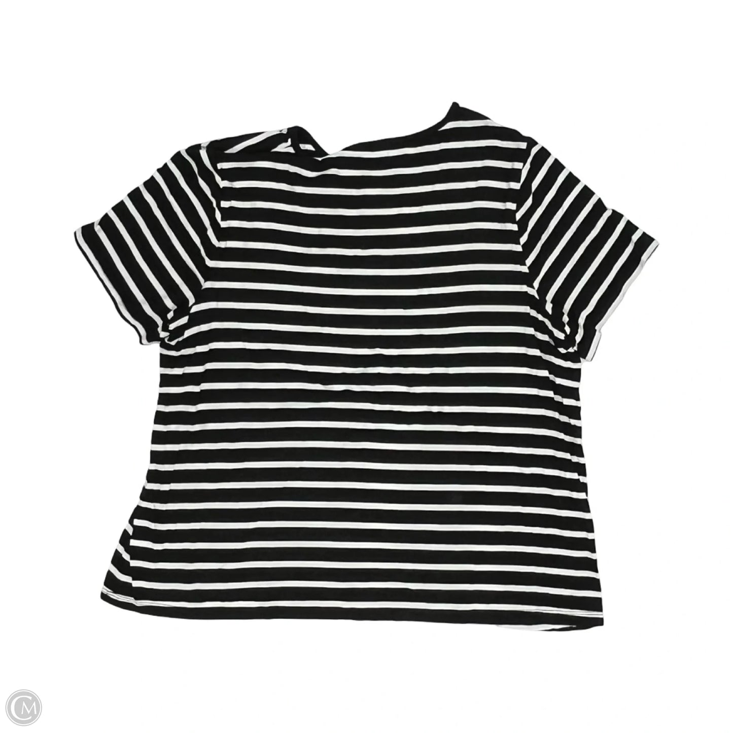 Top Short Sleeve By Old Navy In Striped Pattern, Size: Xl