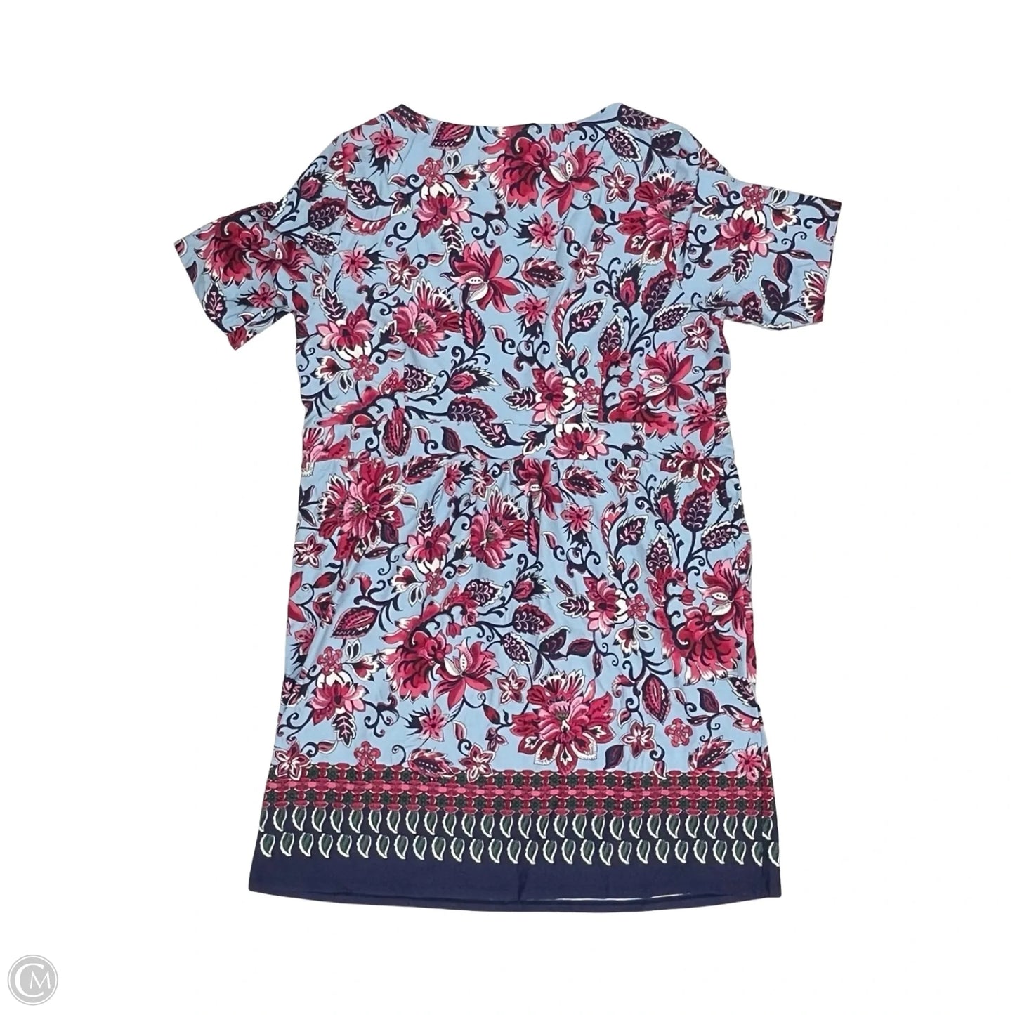 Dress Casual Short By Talbots In Blue & Pink, Size: Xl