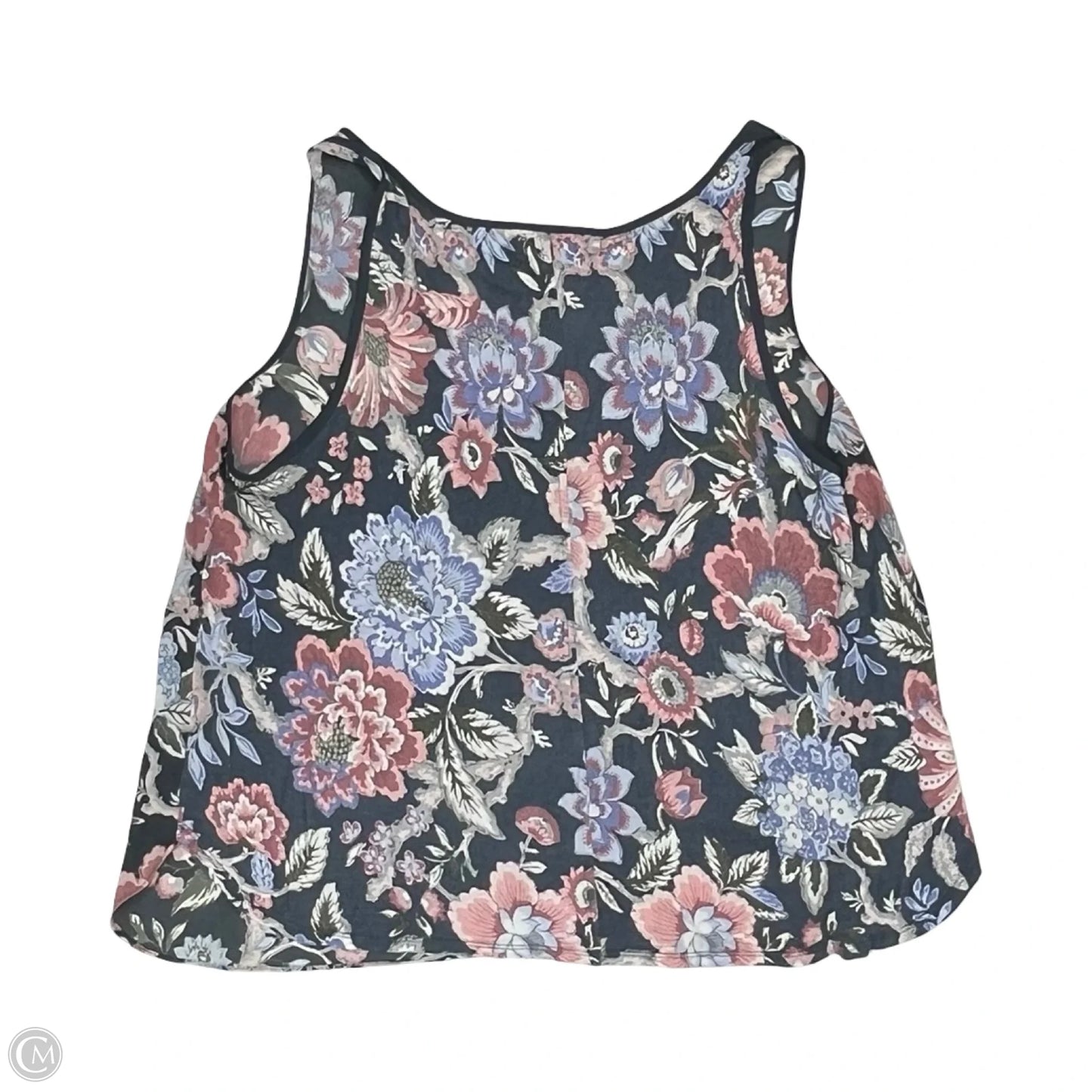 Blouse Sleeveless By Loft In Floral Print, Size: Xl