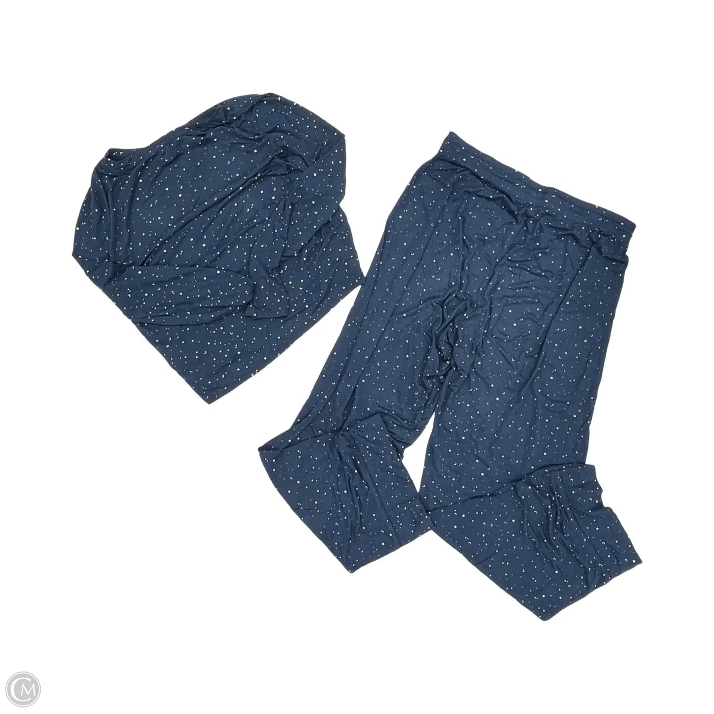 Pajamas 2pc By Gap In Blue & Cream, Size: M