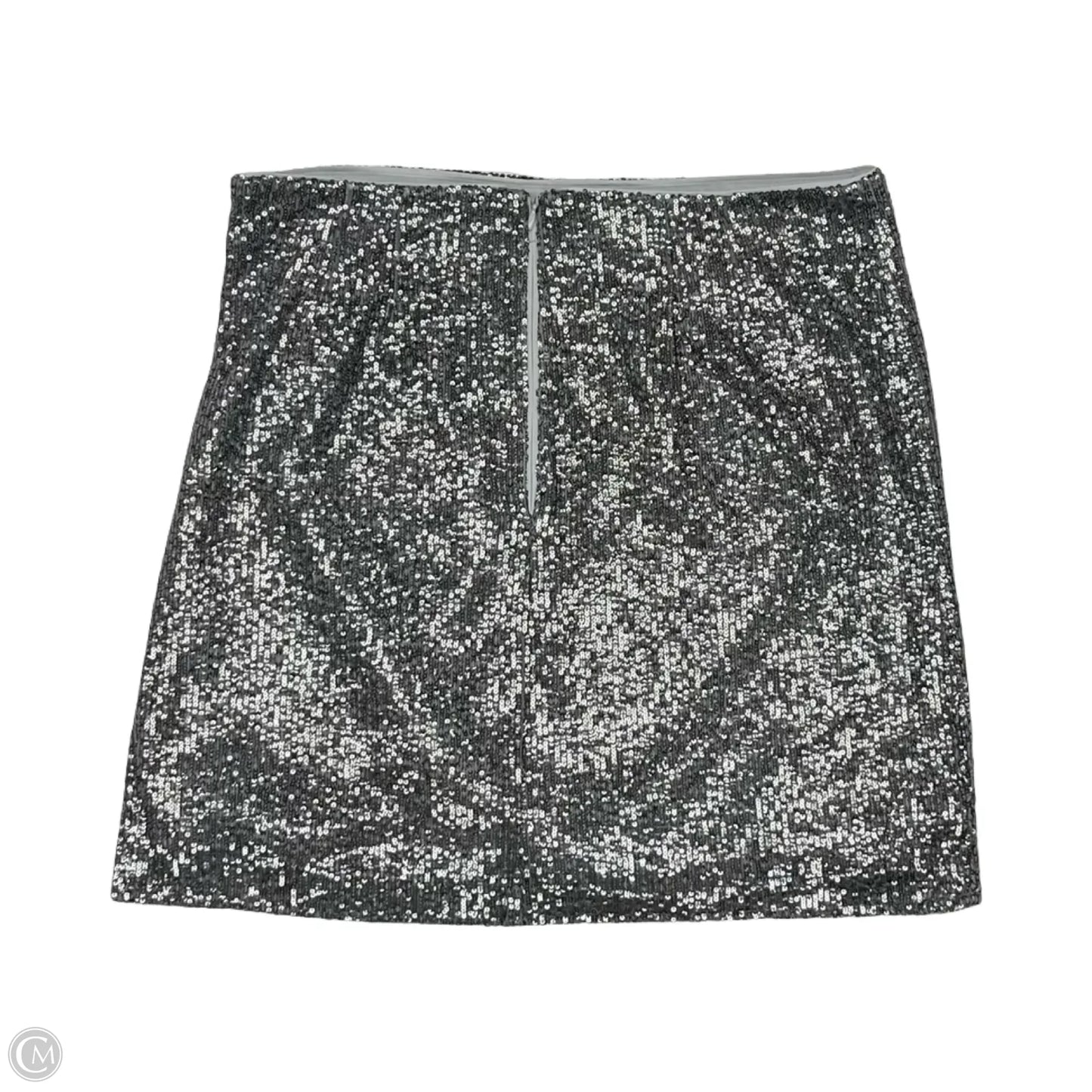 Skirt Mini & Short By Loft In Silver, Size: 10