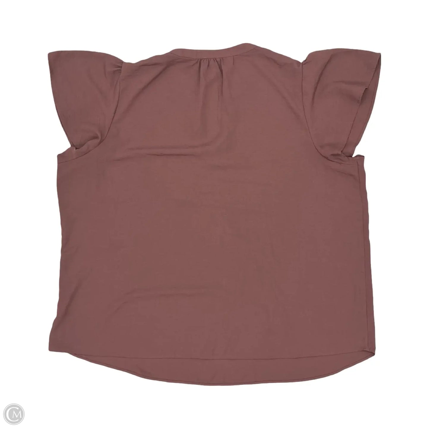 Blouse Short Sleeve By Maurices In Purple, Size: 2x