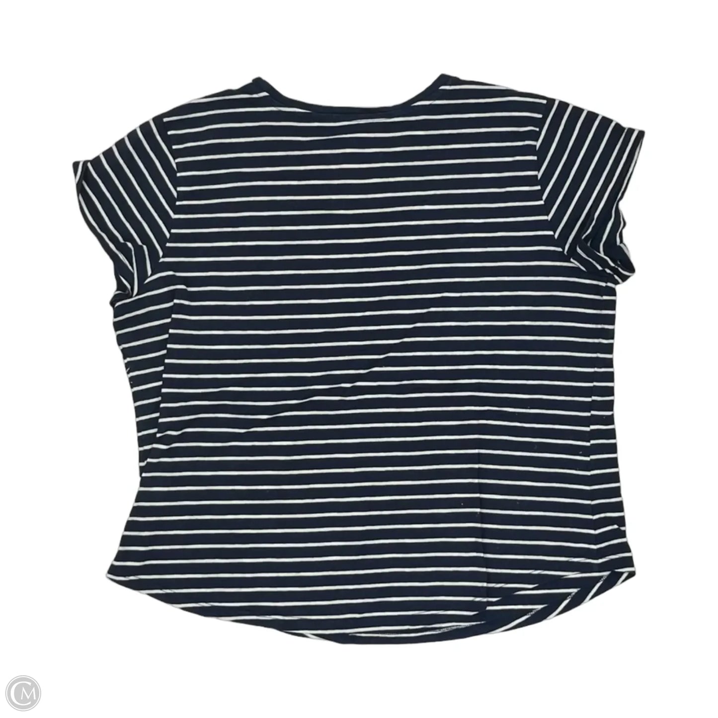 Top Short Sleeve By Sonoma In Striped Pattern, Size: Xxl