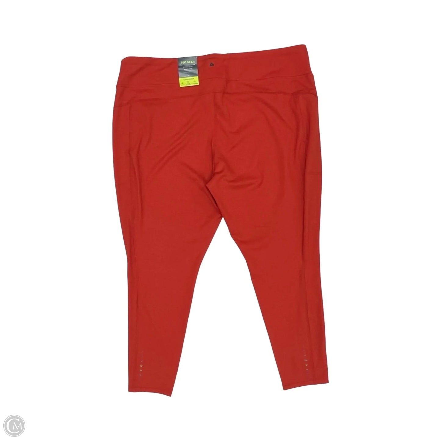 Athletic Leggings By Tek Gear In Orange, Size: 4x