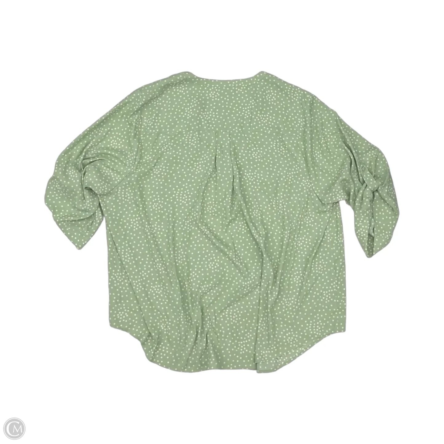 Blouse 3/4 Sleeve By Torrid In Green, Size: 4x