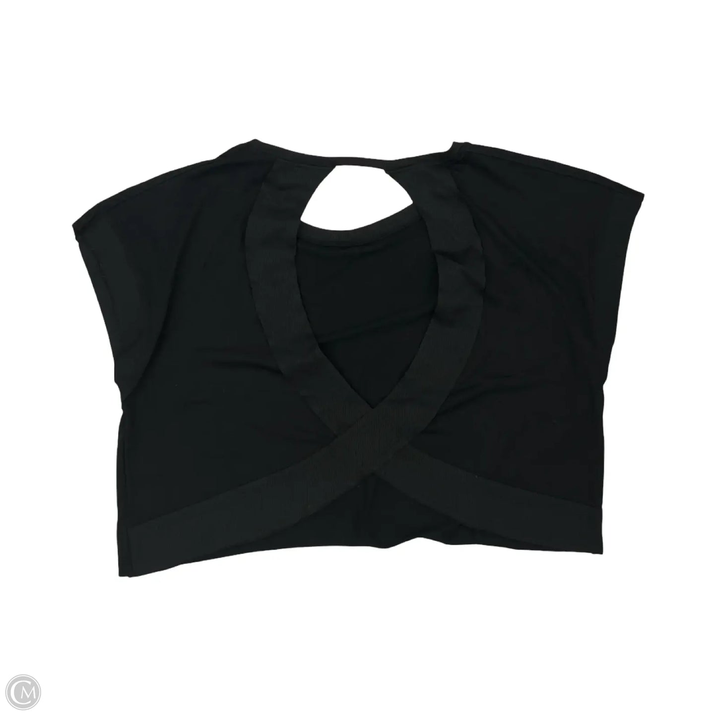 Top Short Sleeve By Clothes Mentor In Black, Size: Xl