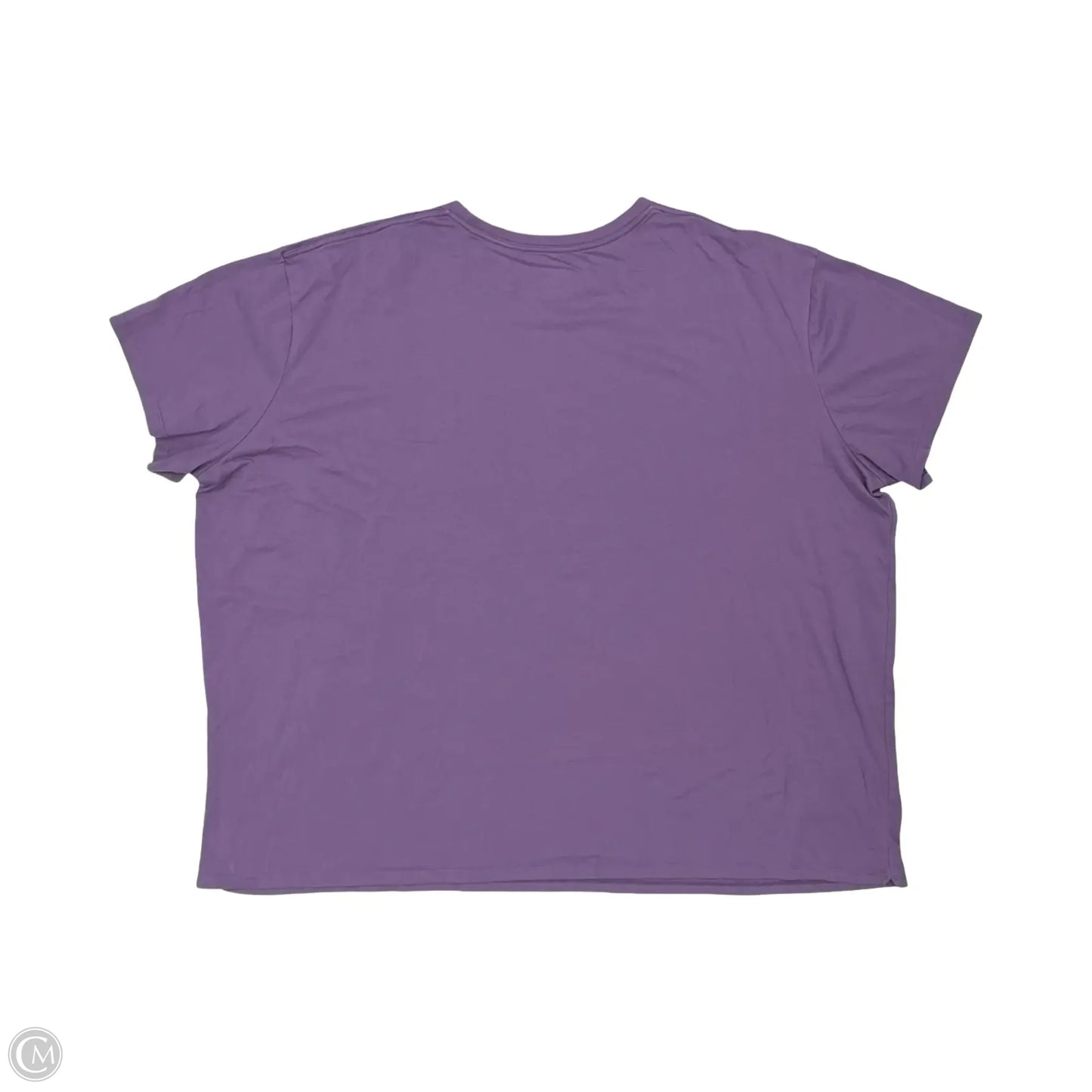 Athletic Top Short Sleeve By Under Armour In Purple, Size: 2x