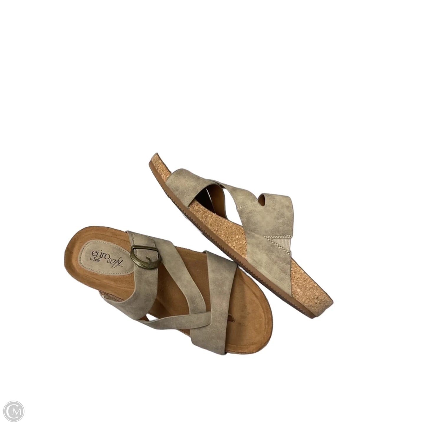 Sandals Flats By Sofft In Tan, Size: 8.5